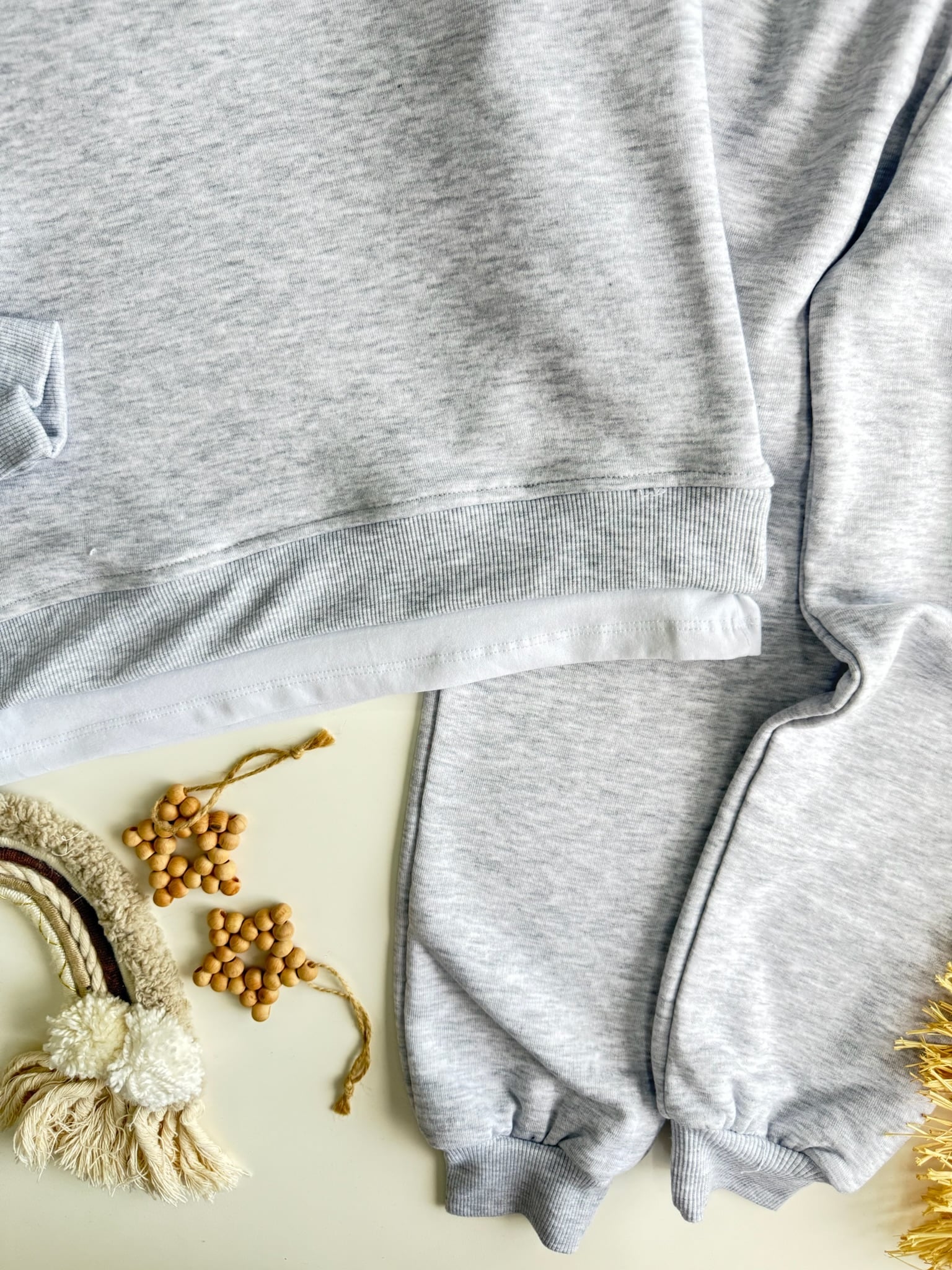 Gri Renkli Unisex Basic Takım