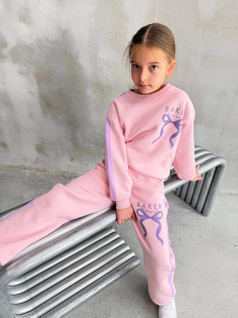 Fiyonk Baskılı Pembe Takım