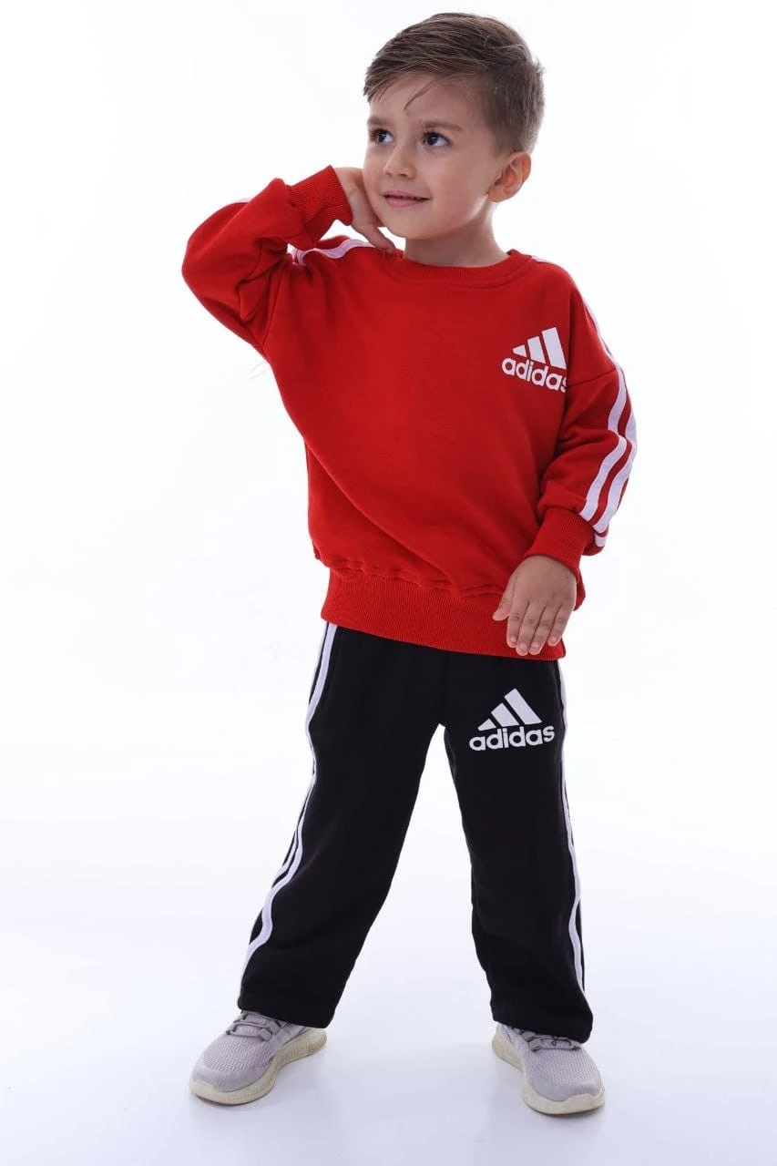 Marka Baskılı Kırmızı Renkli Takım