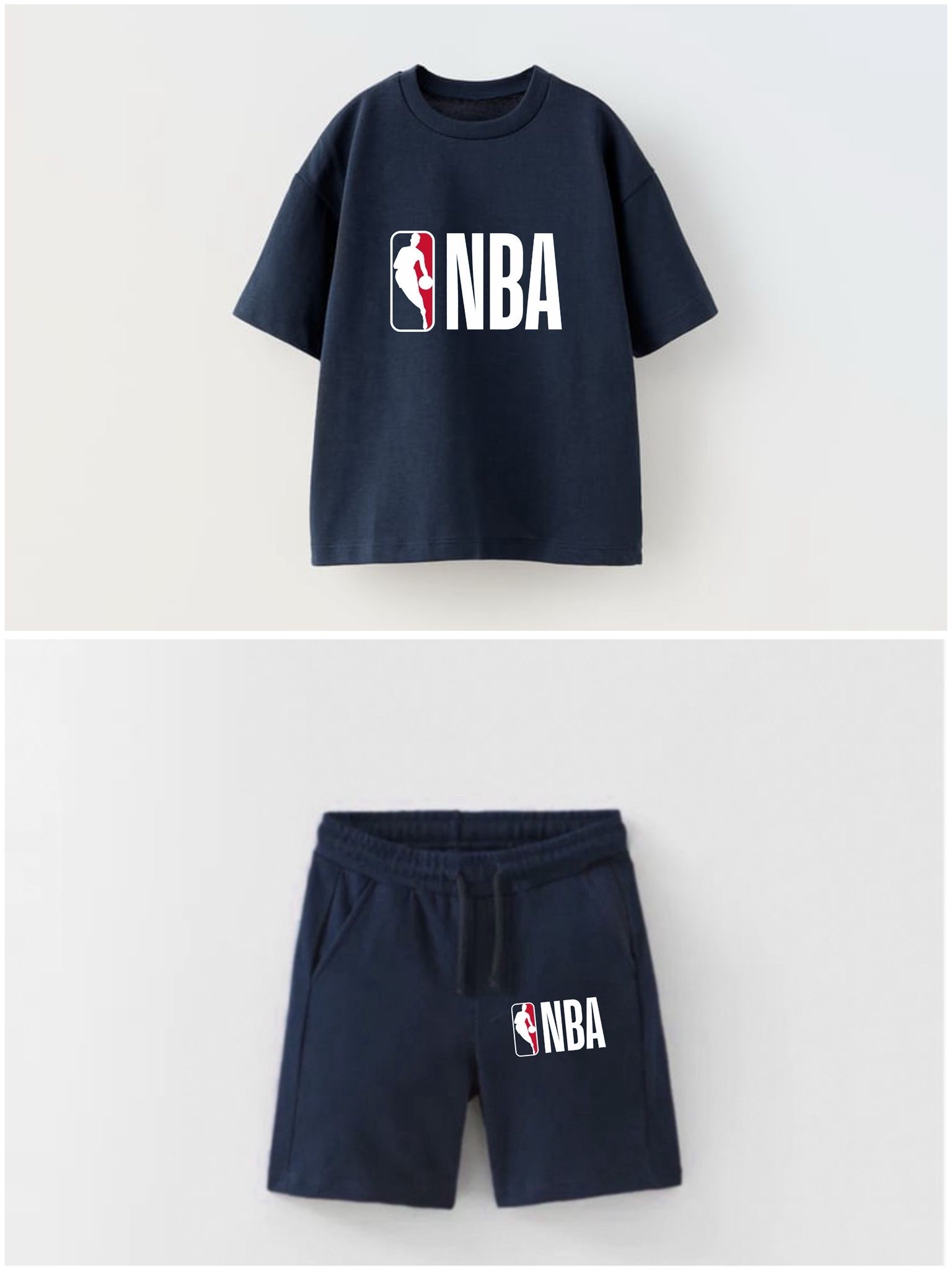 Lacivert NBA Baskılı Takım