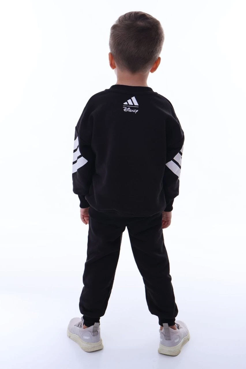 Siyah Marka Baskılı Takım