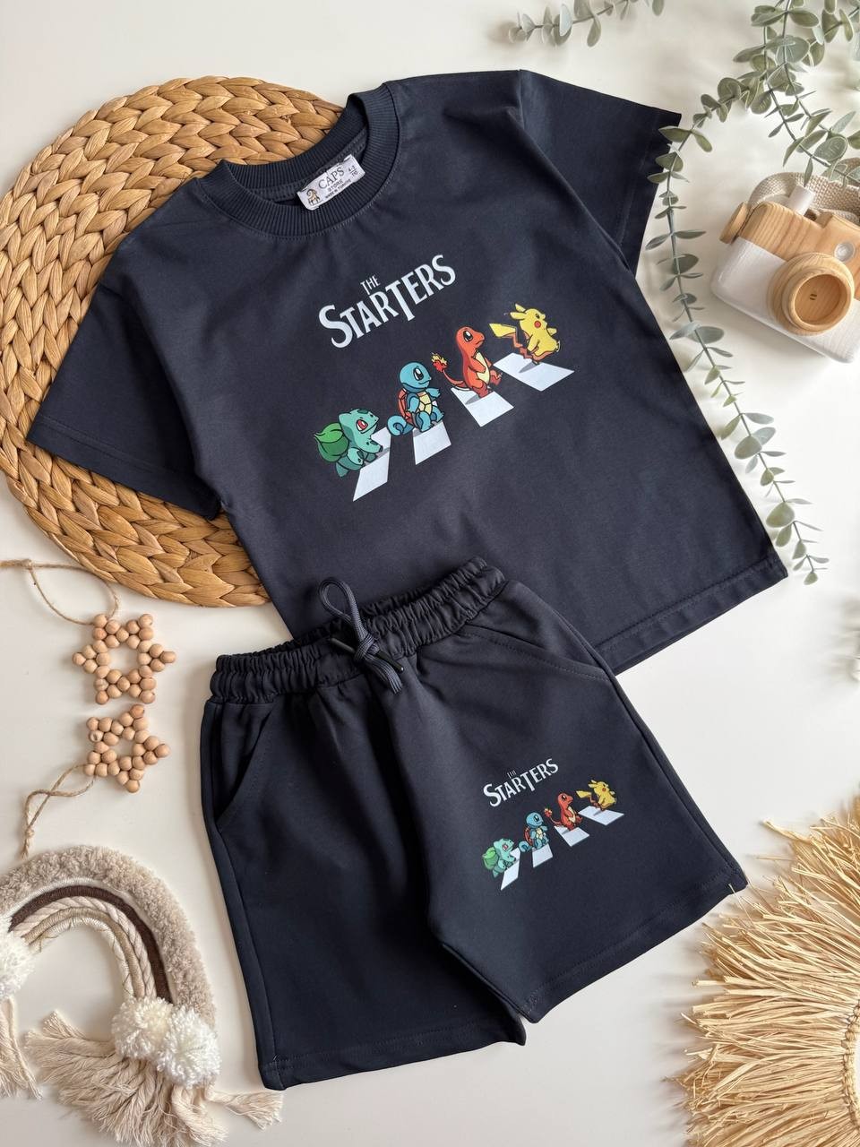 Gri Starter Baskılı Takım