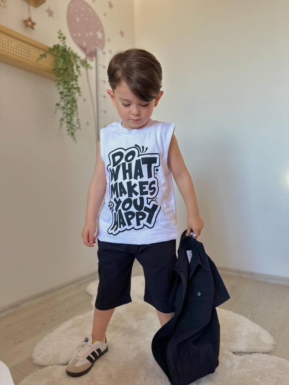 Siyah 3lü Gabardin Takım