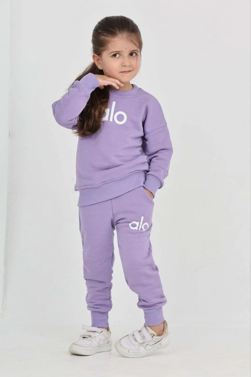 ALO Baskılı Lila Renkli Takım 