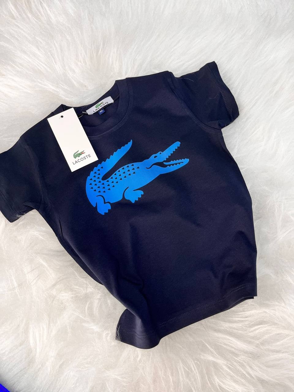 Saks Mavisi Lacoste Baskılı Takım