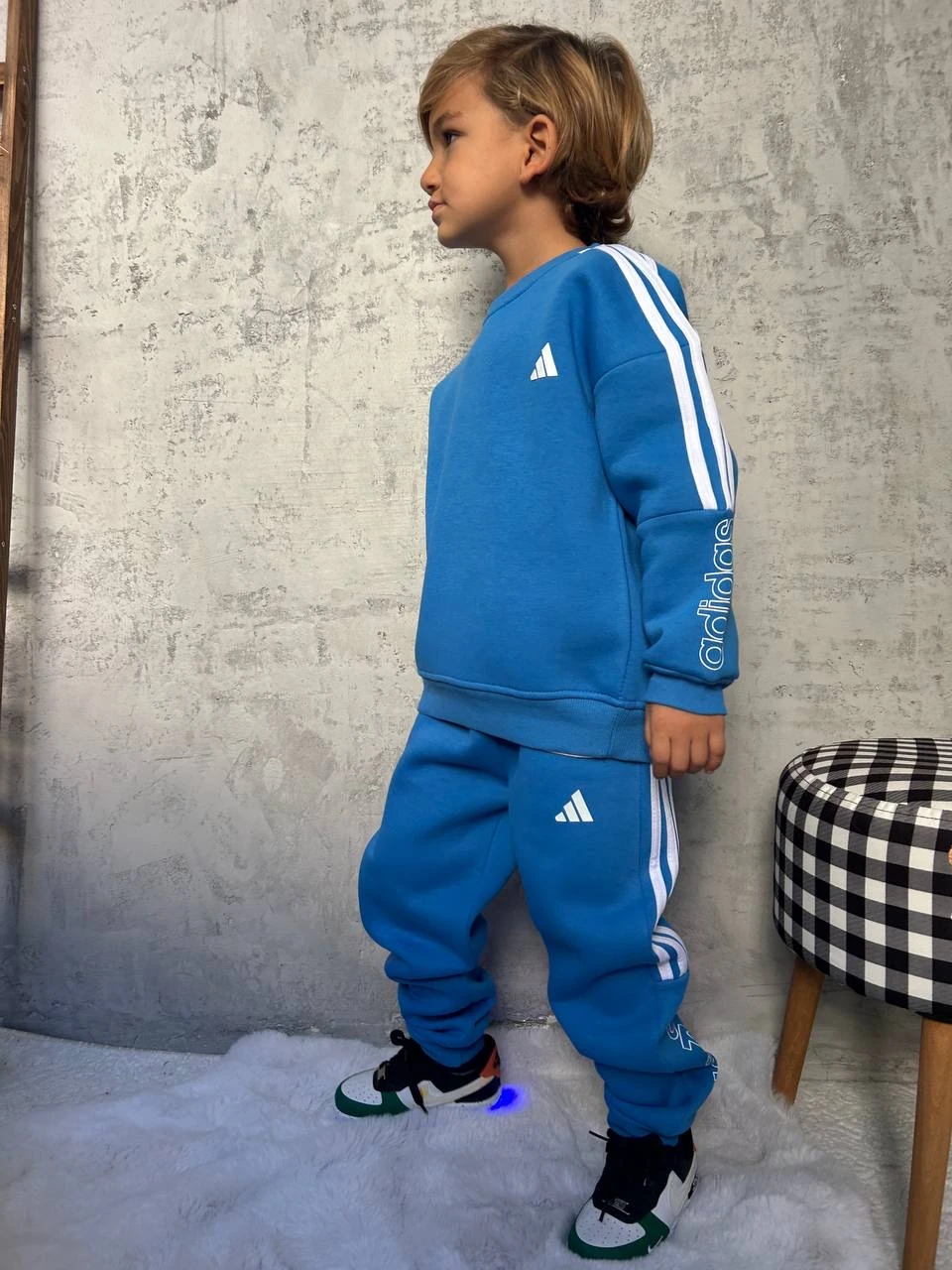 Mavi Marka Baskılı Takım