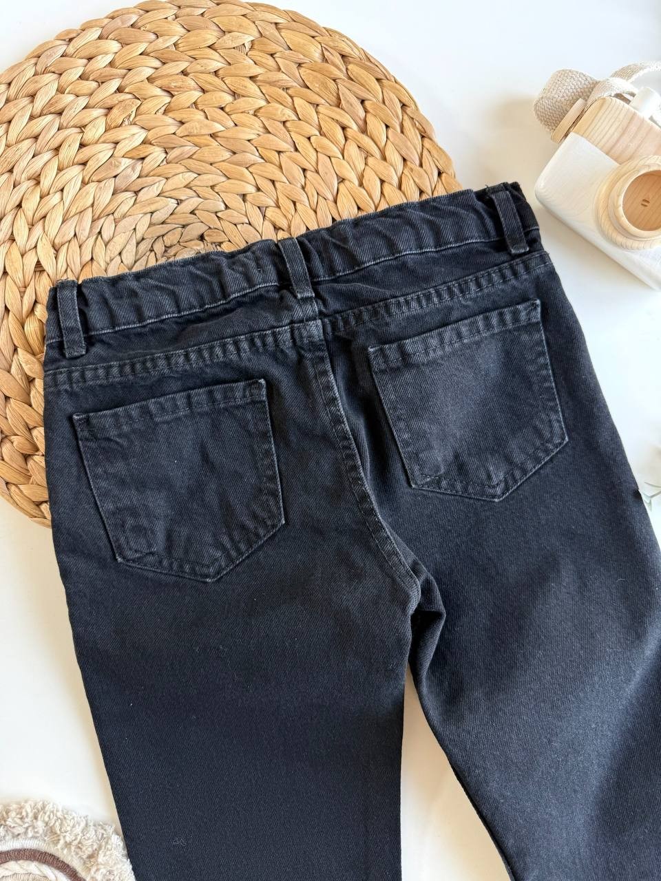 Siyah Denim Pantalon