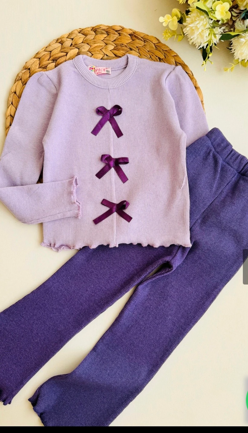 Fiyınklu Lila Renk Kaşkorse Takım