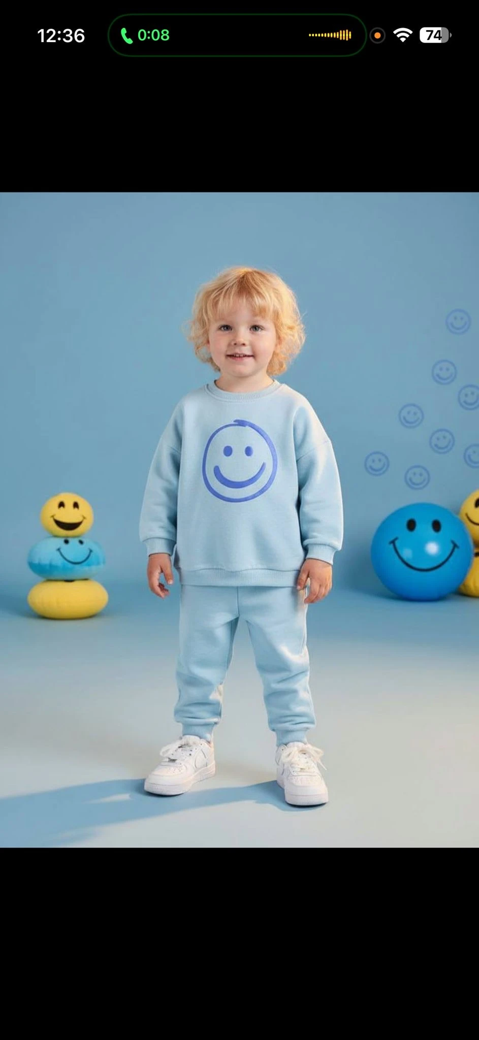 Smile Baskılı Takım 