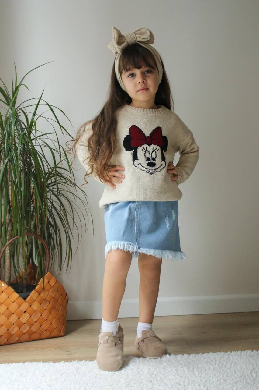 Minnie Mouse Triko Etek Takım
