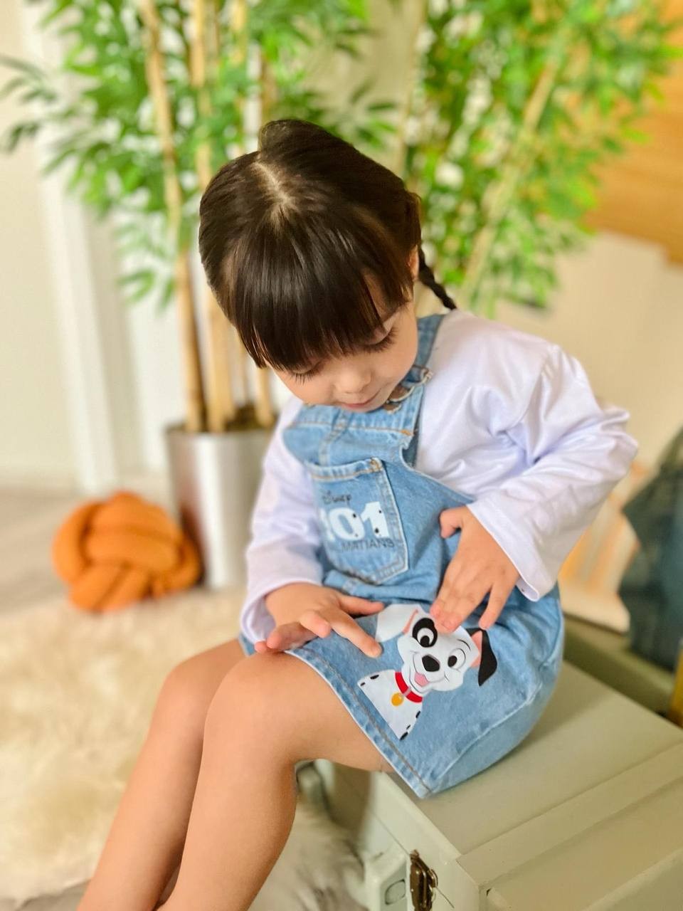 Dalmaçyalı Baskılı Denim Jile