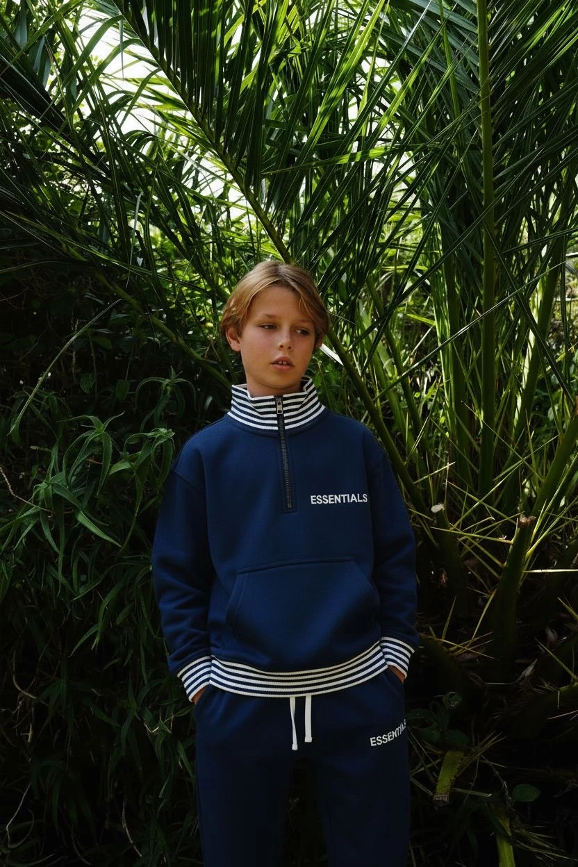 La’ciel Lacivert Dik Yaka Takım