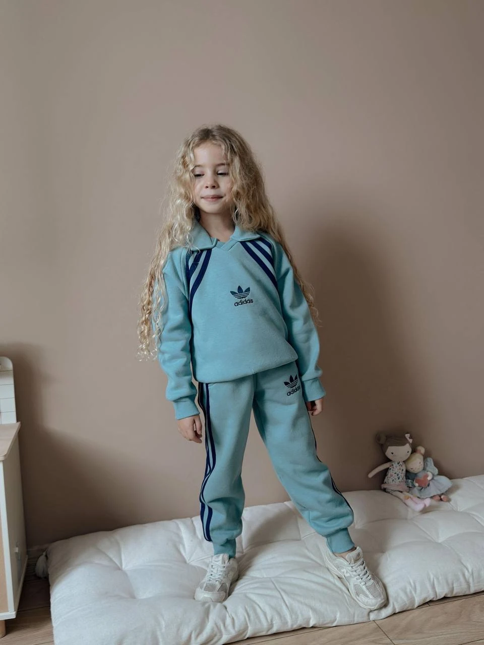 Su Yeşili Marka İşlemeli Takım