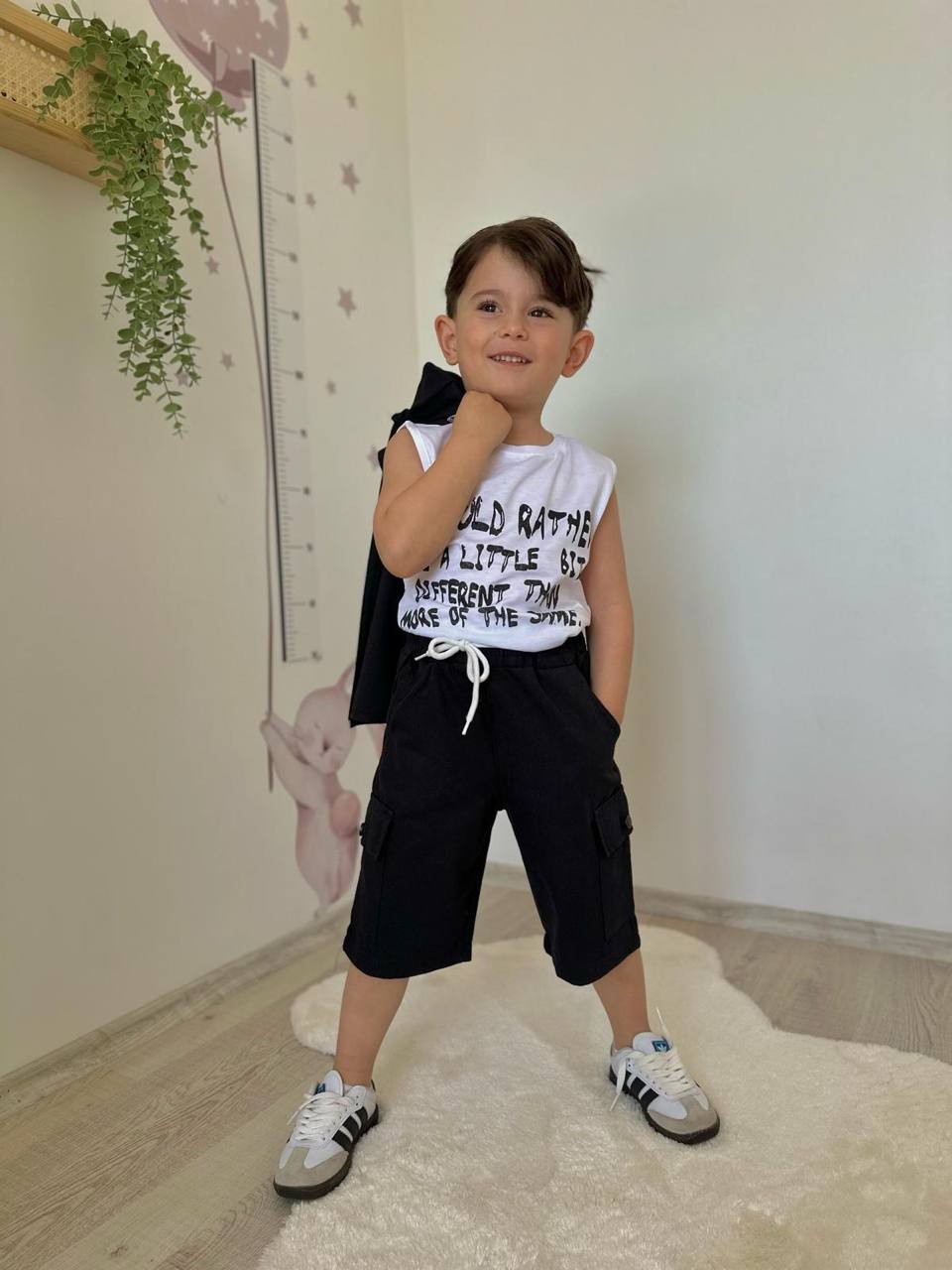 Siyah Gabardin Takım