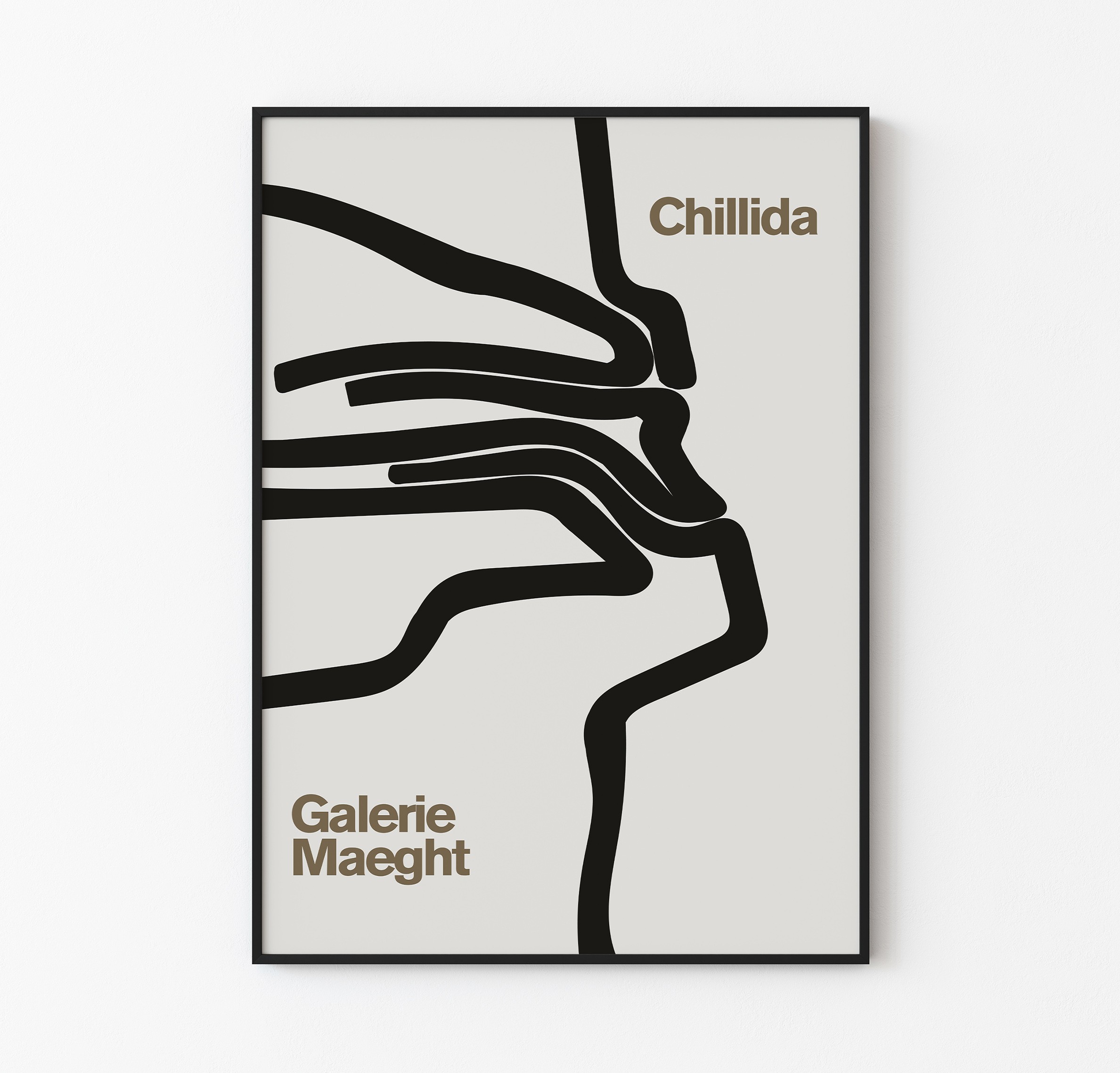 Eduardo Chillida - Galerie Maeght Exhibition Poster - Chillida  image