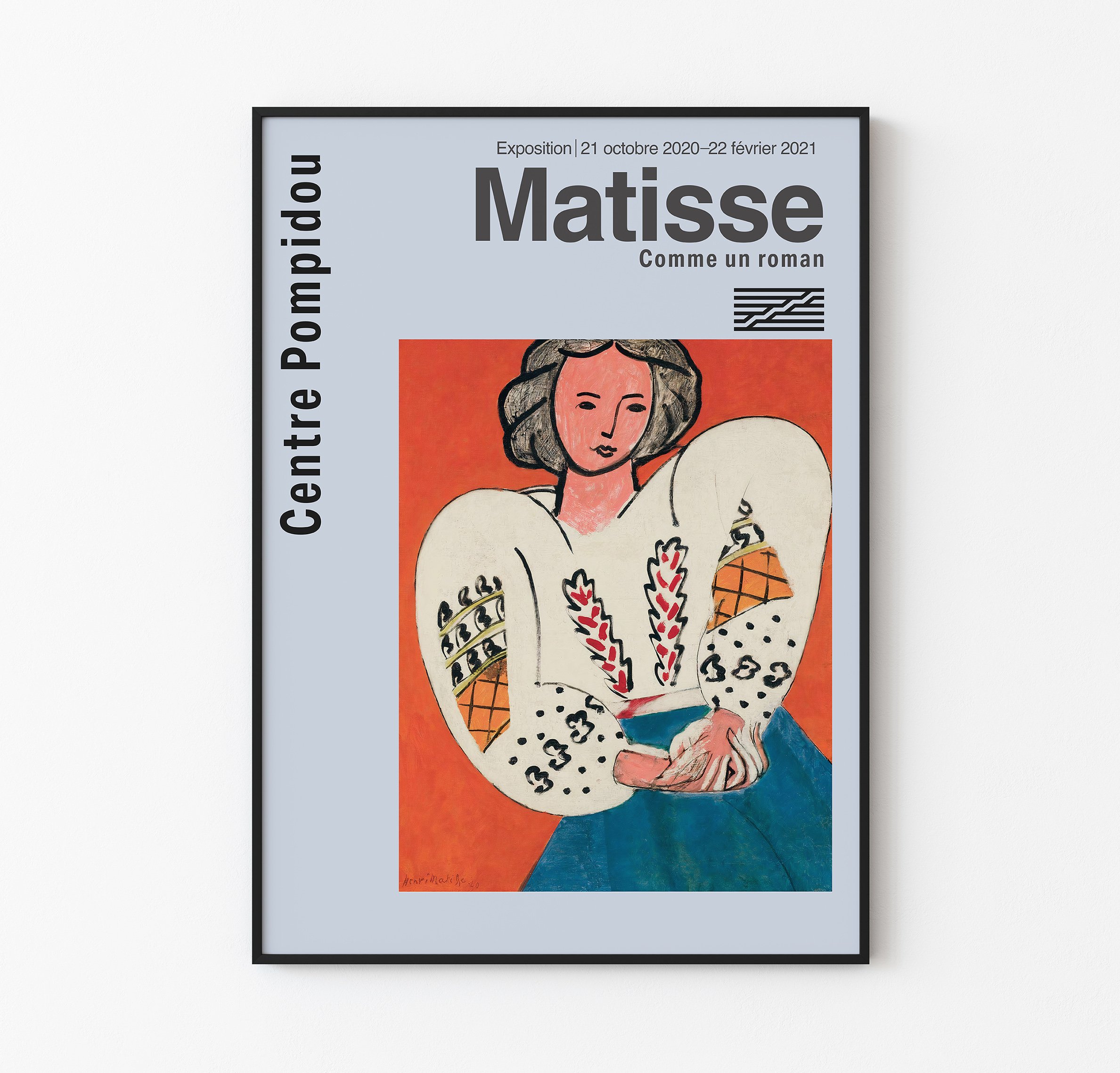 Henri Matisse - La Blouse roumaine / Sergi Afişi image