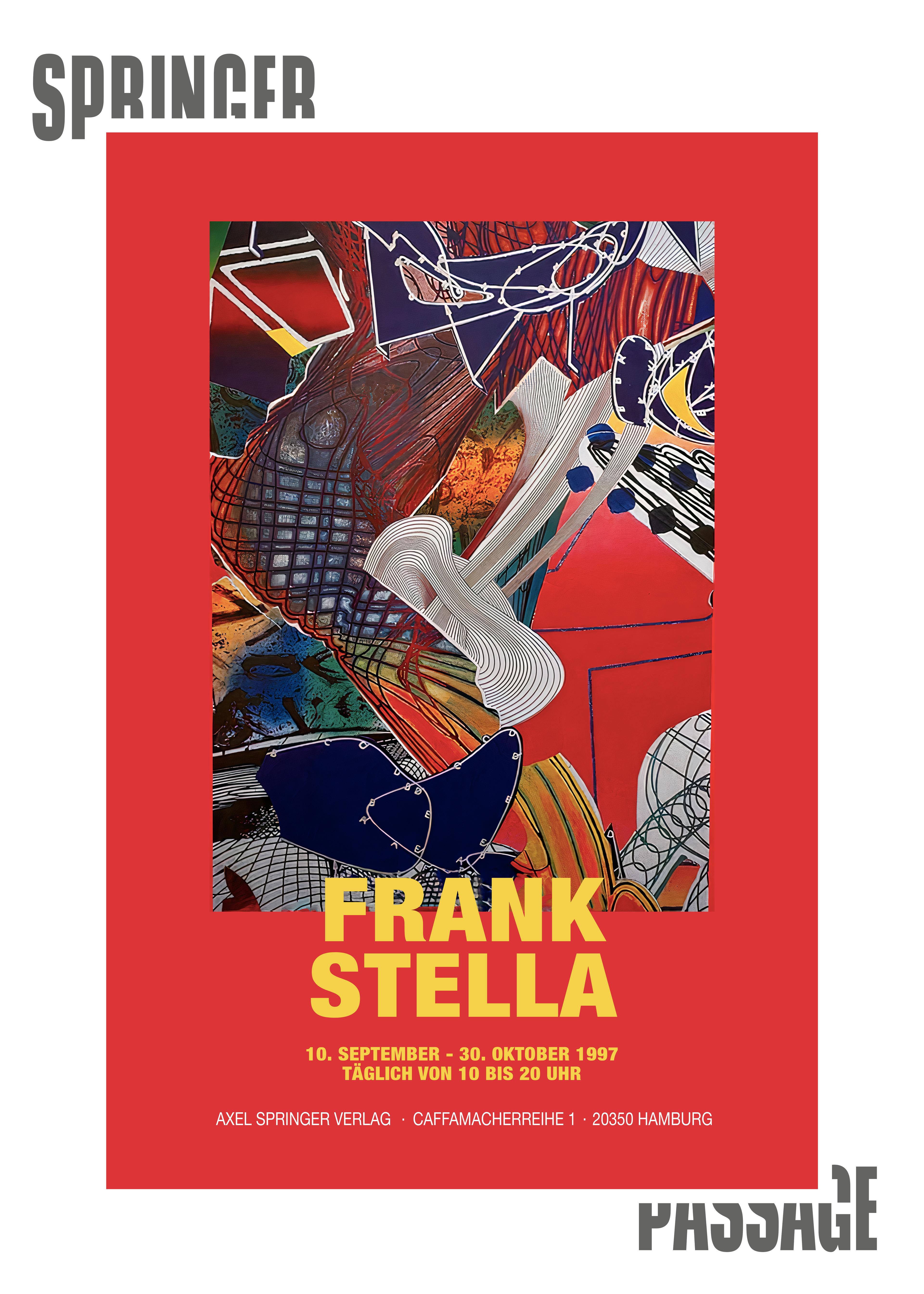 Frank Stella / Show in Hamburg, Germany - Sergi Afişi