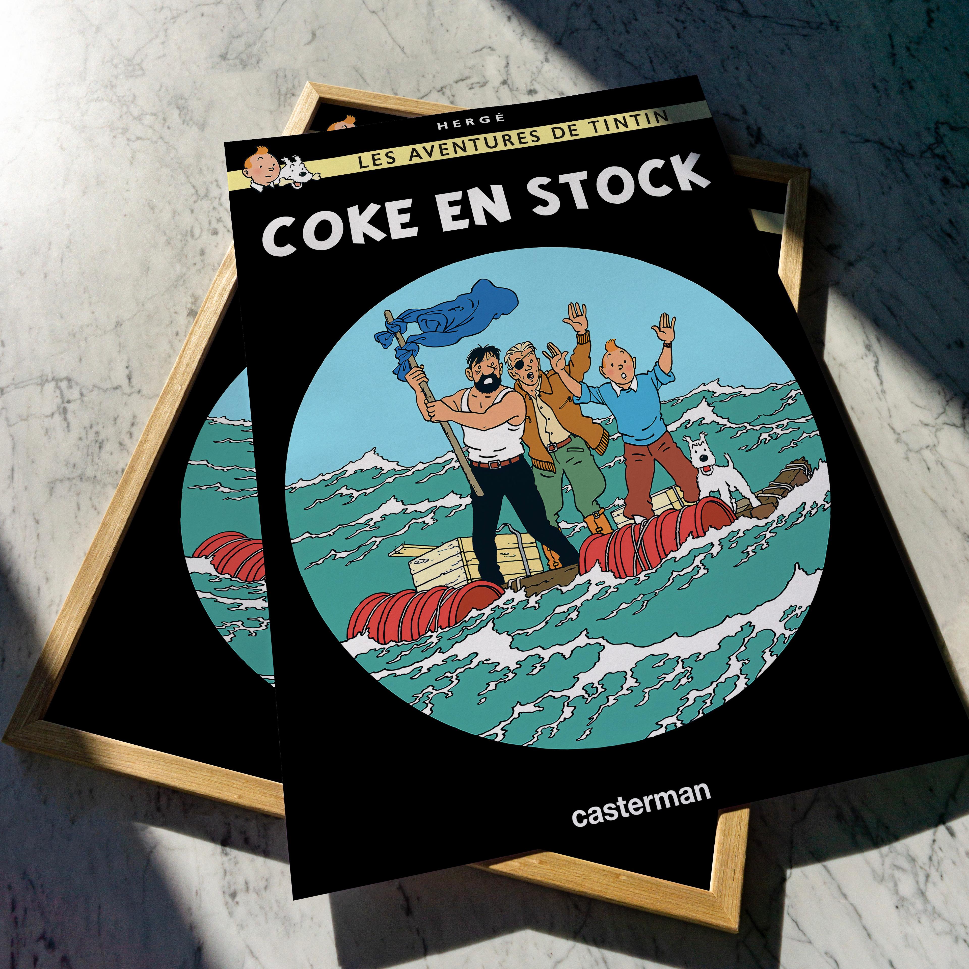 Tintin - Coke en Stock - Tenten Ambardaki Kömür image