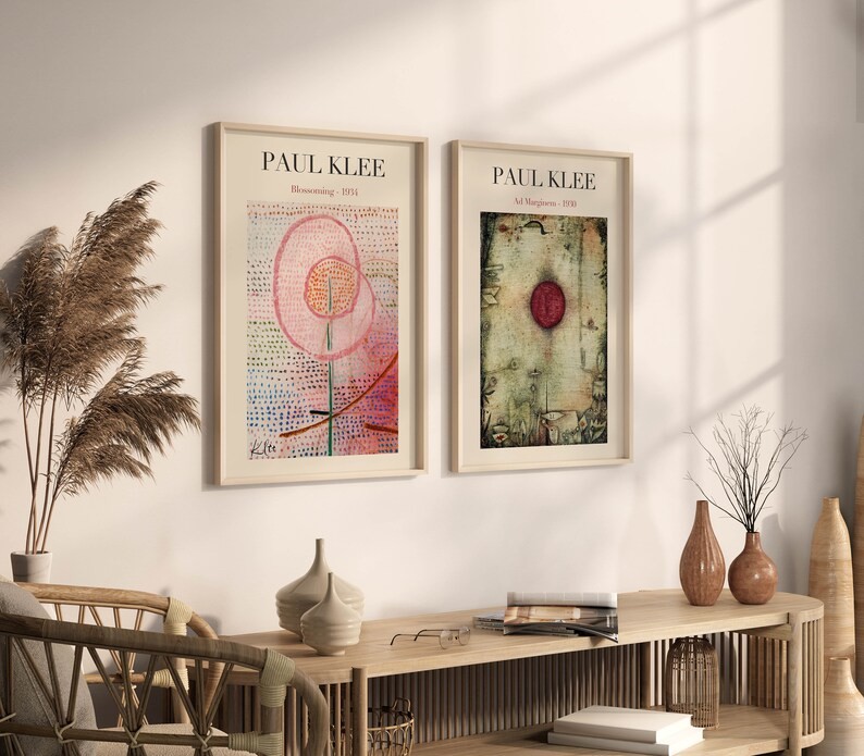 Paul Klee - Ad Marginem - Blossoming - 2'li Poster image