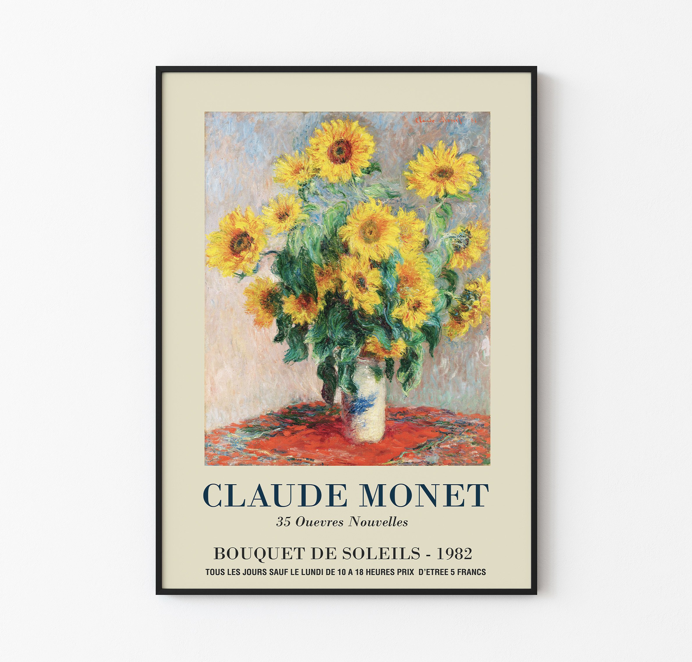 Monet - Ayçiçeği Buketi / Bouquet of Sunflowers  image