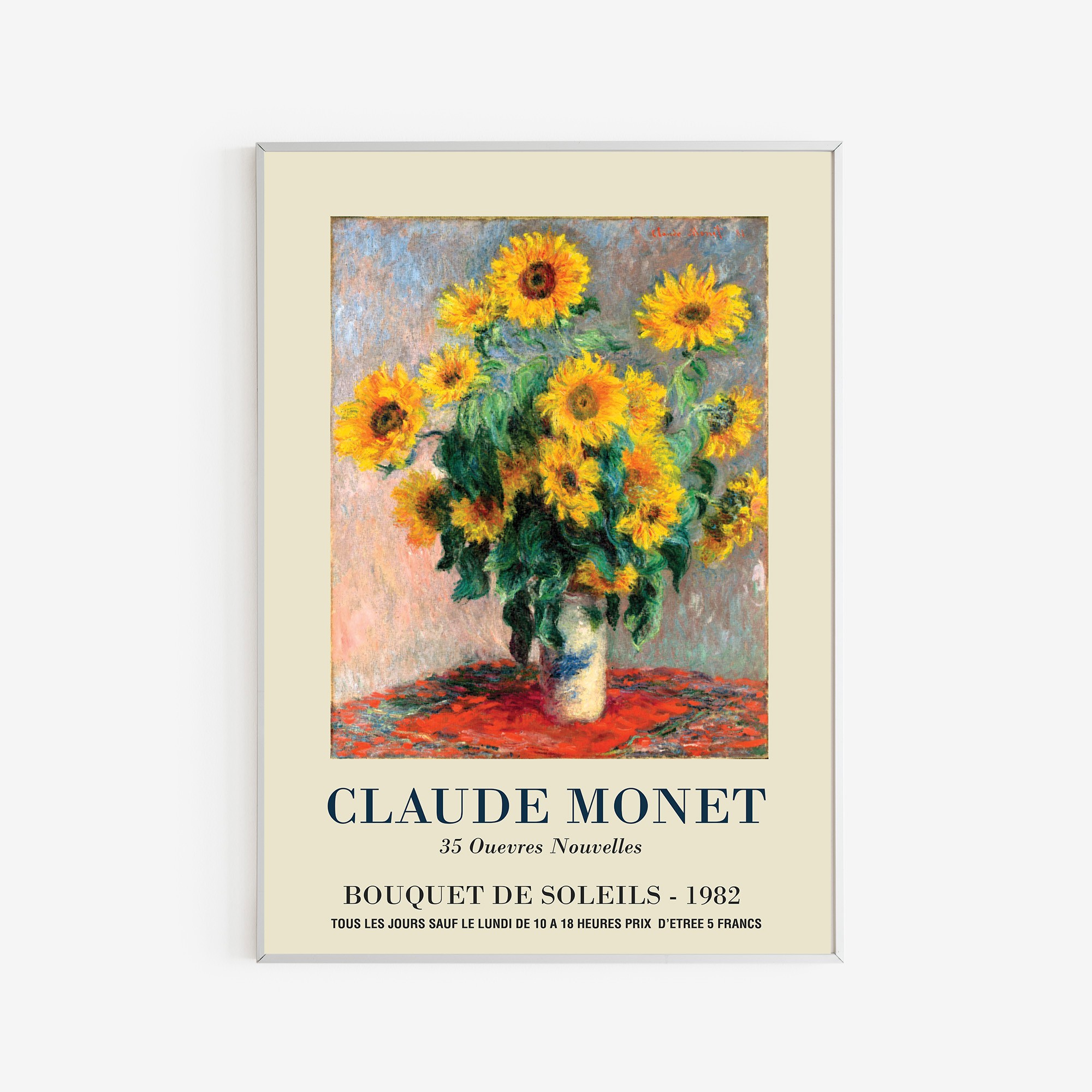 Monet - Ayçiçeği Buketi / Bouquet of Sunflowers 