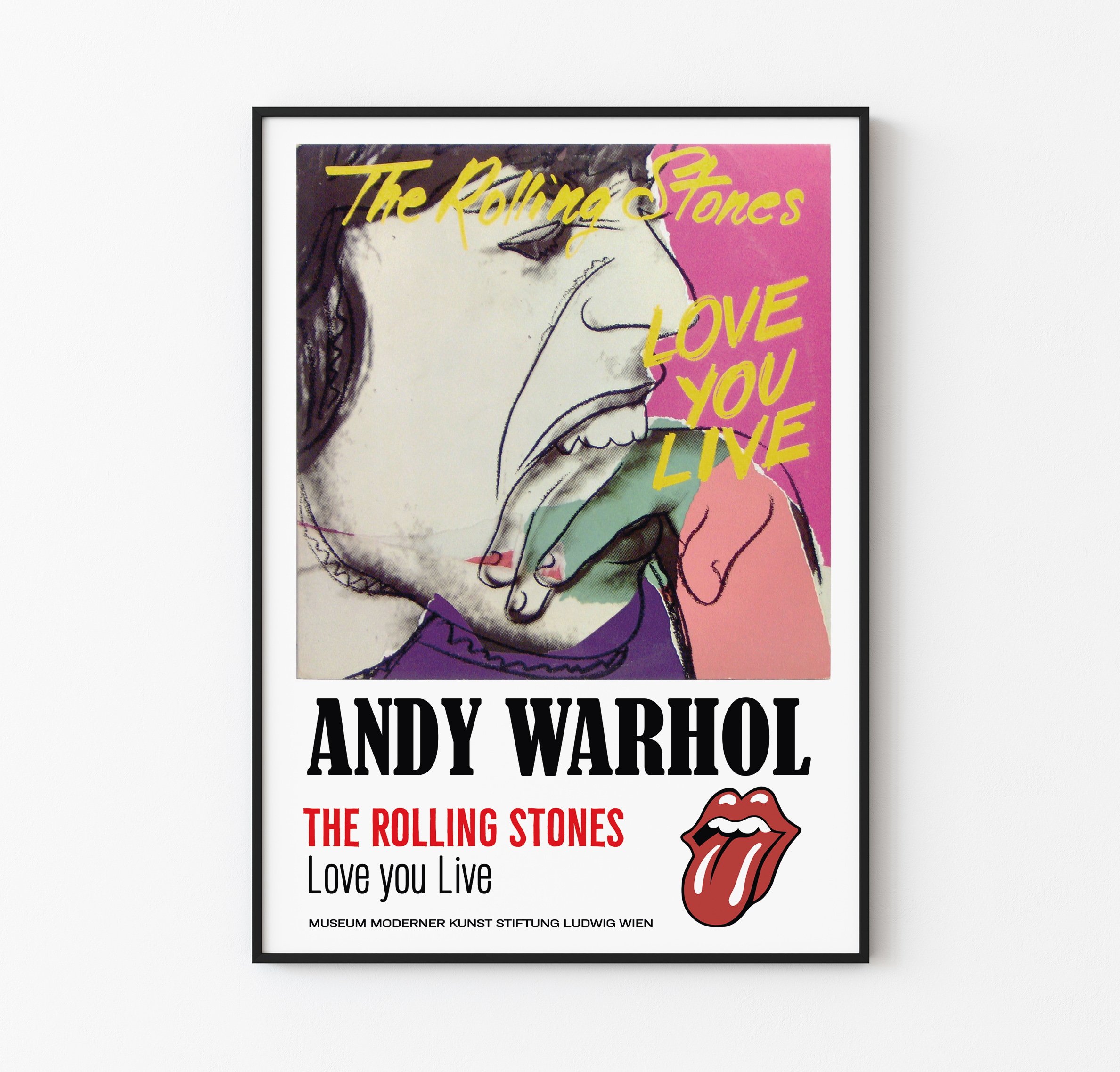 Andy Warhol Rolling Stones - Rolling Stone İkonik Albüm Posteri image