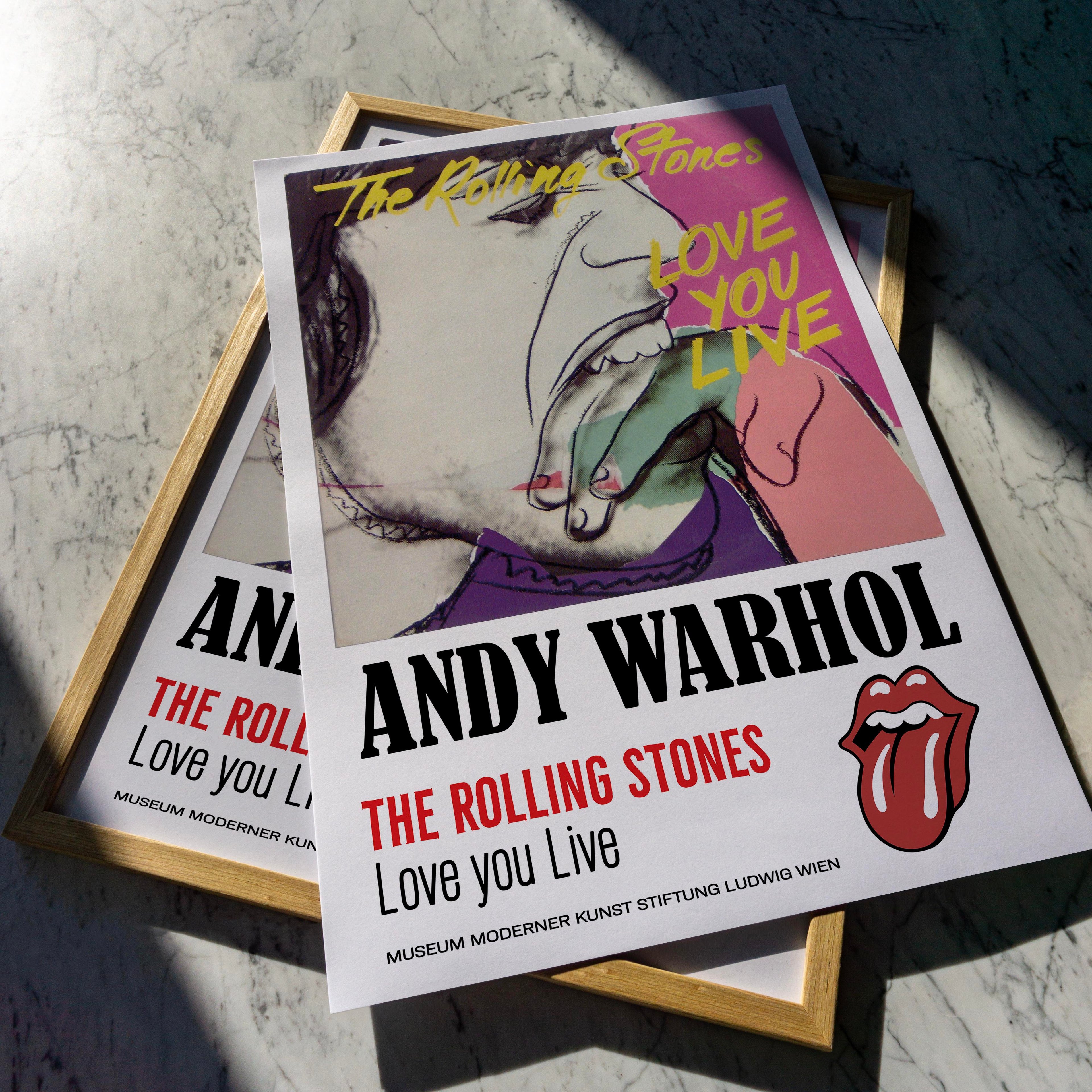 Andy Warhol Rolling Stones - Rolling Stone İkonik Albüm Posteri