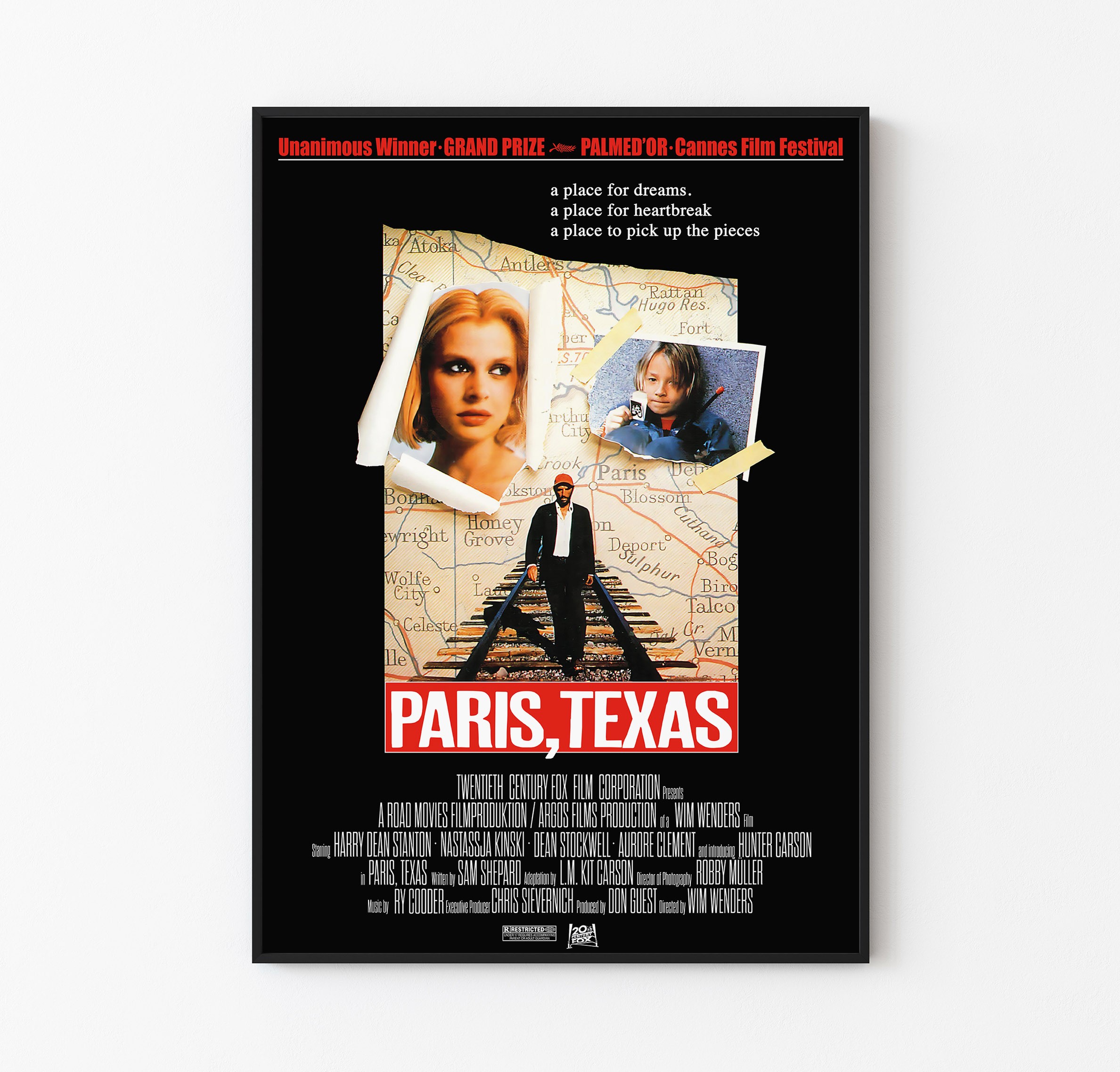 Paris, Texas Film Afişi - Wim Wenders image