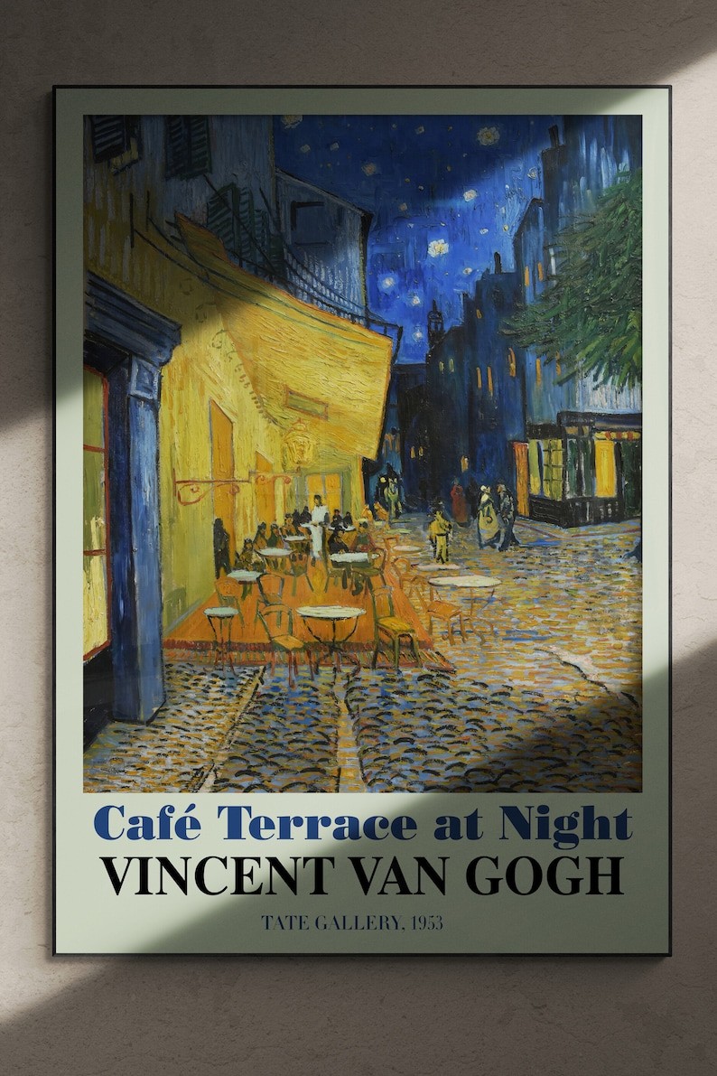 Van Gogh - Cafe Terrace at Night Poster - main variant image
