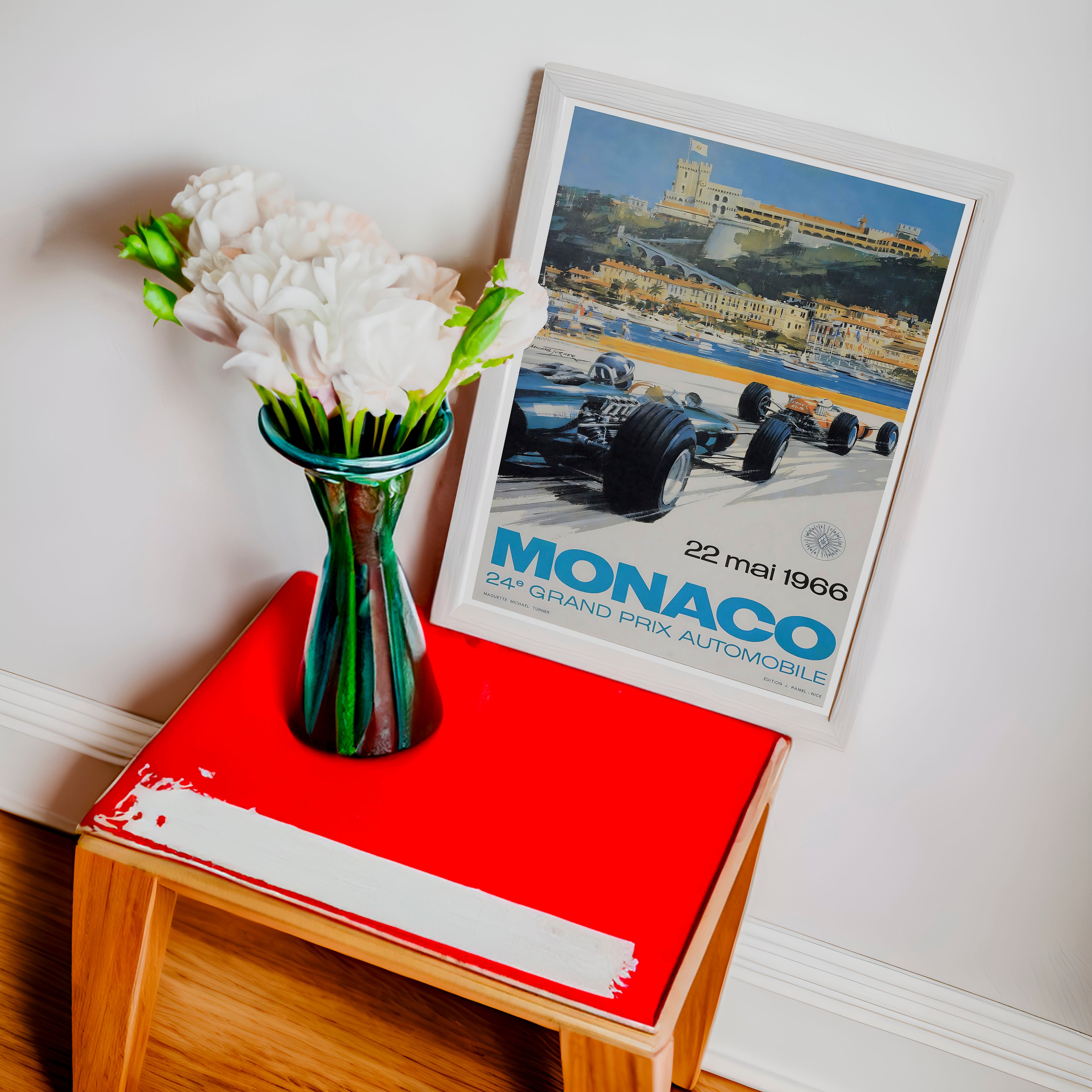 Monaco 1966 GP Afişi - Formula 1 Posteri