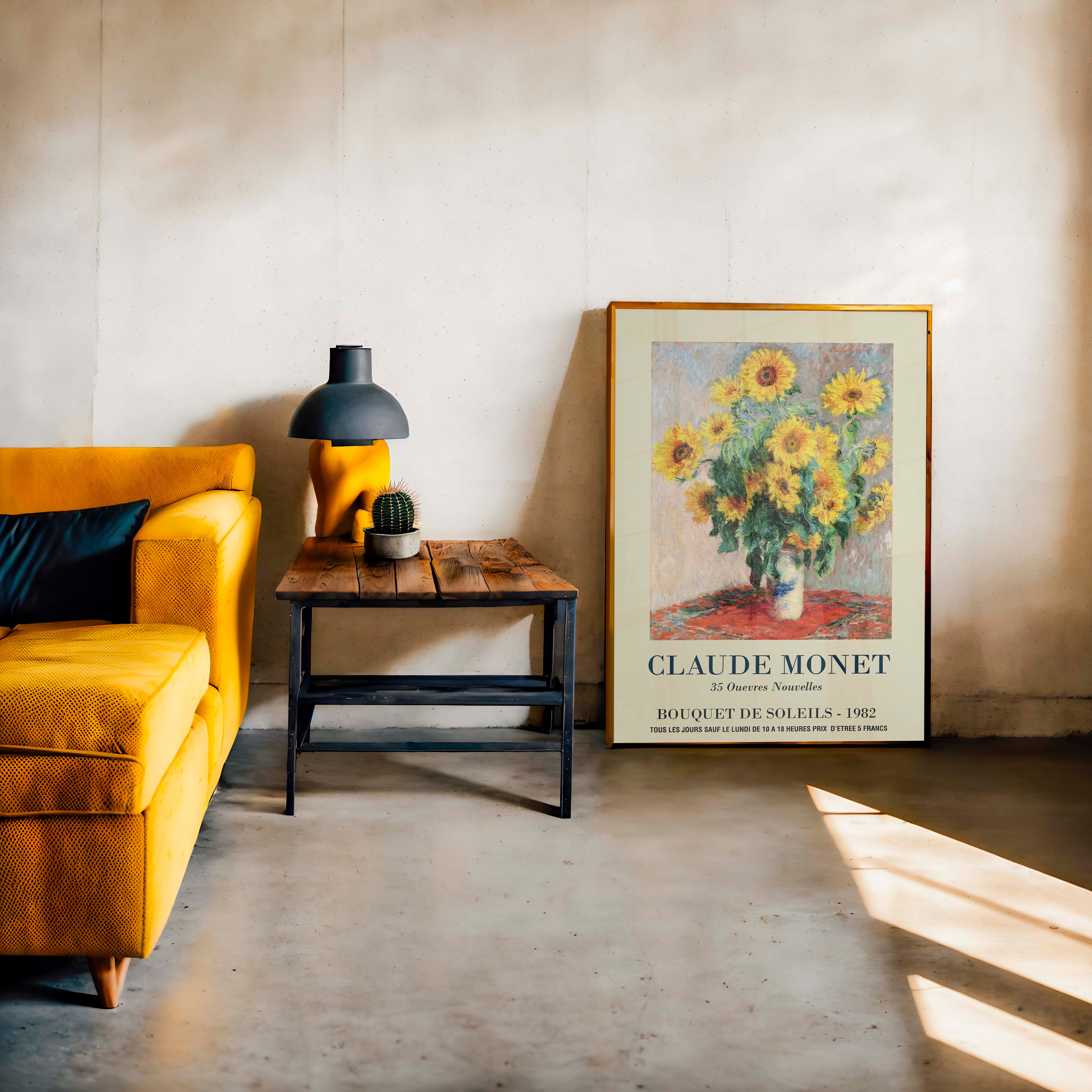 Monet - Ayçiçeği Buketi / Bouquet of Sunflowers 