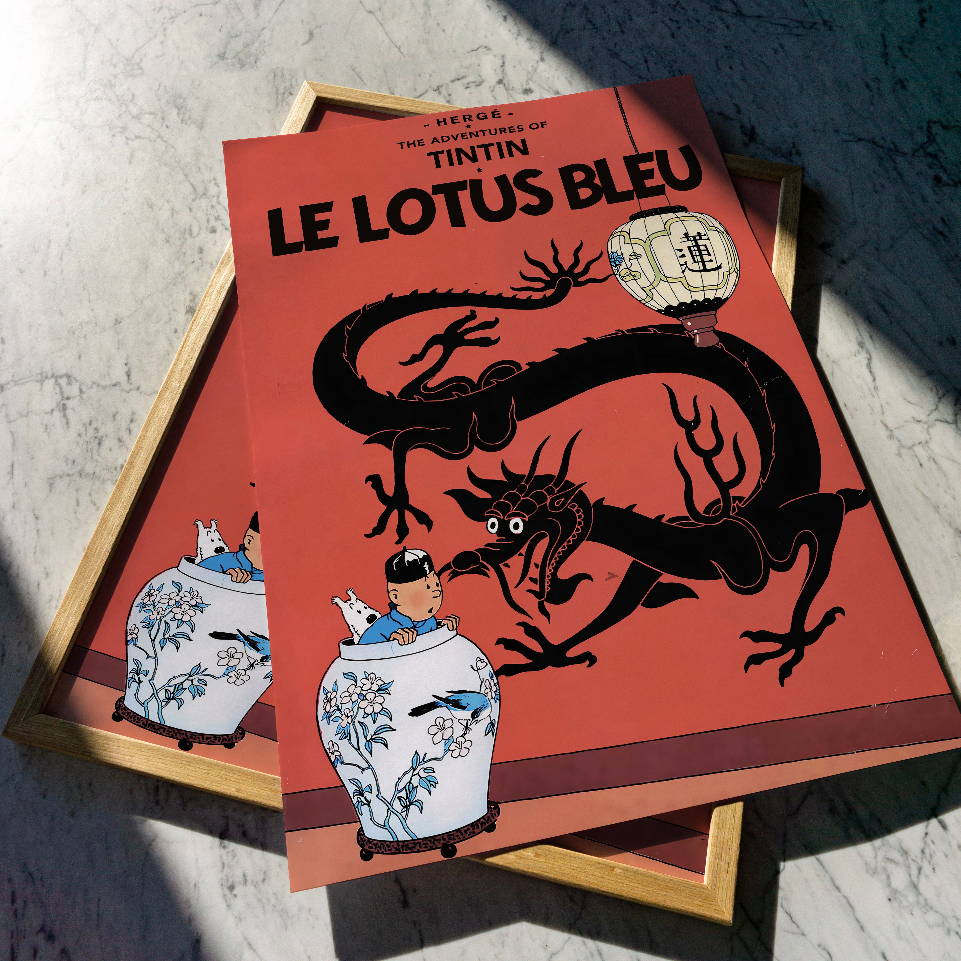 Tintin - Le Lotus Bleu - The Blue Lotus / Tenten Mavi Lotus image