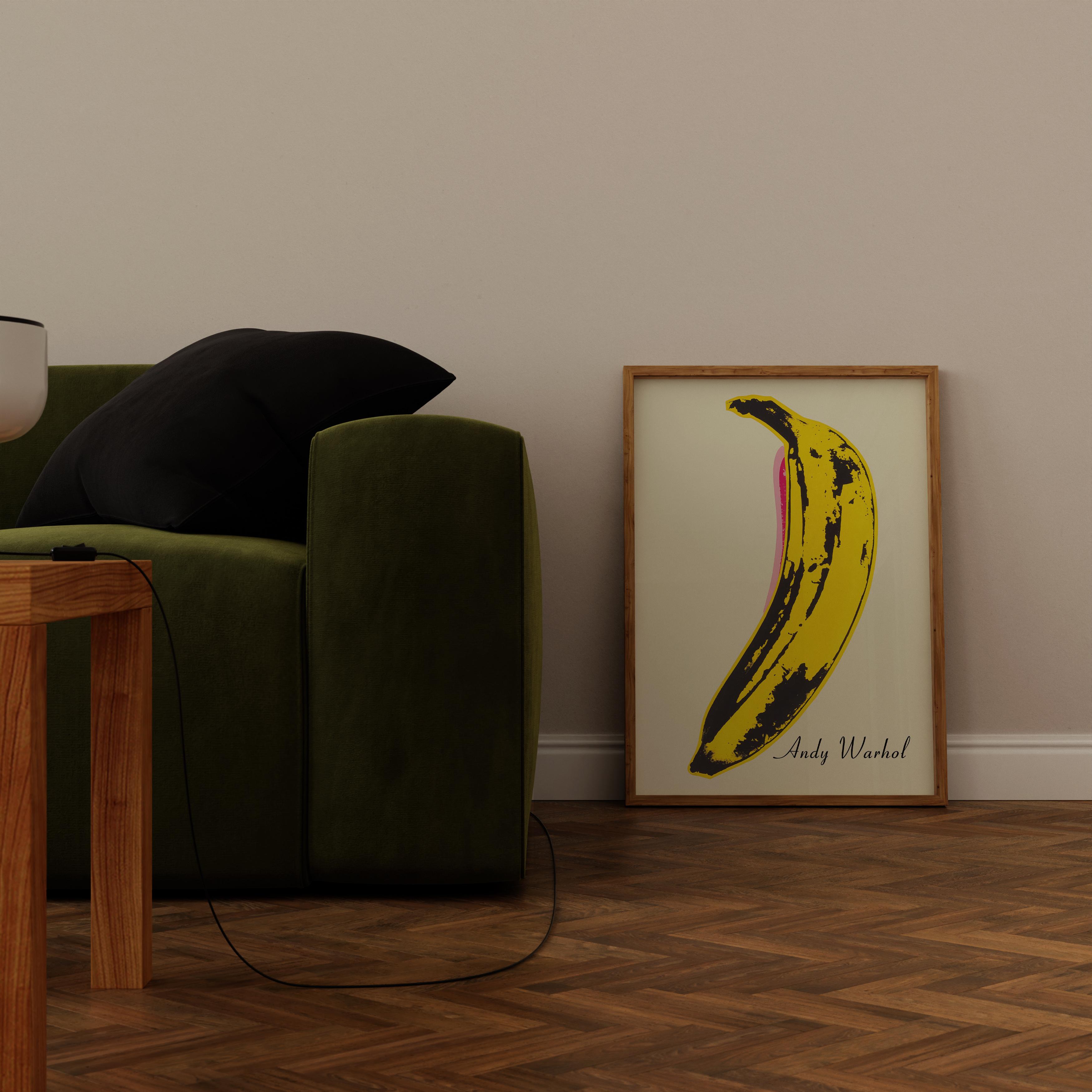 Andy Warhol - Banana - Contemporary Move / Popart / Modern Home - Museum Print - Velvet Underground