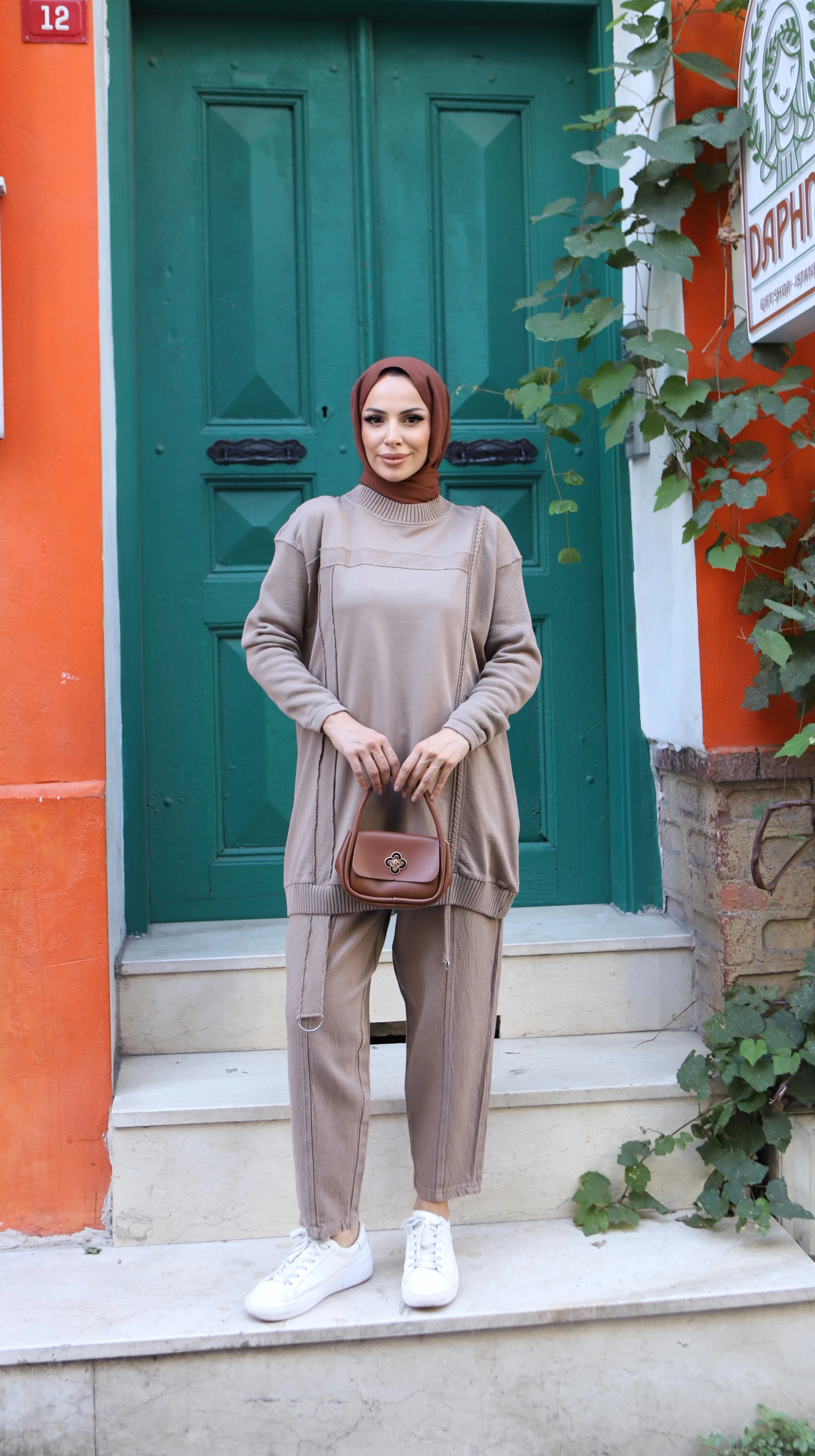 Cepli İki İplik Triko Takım