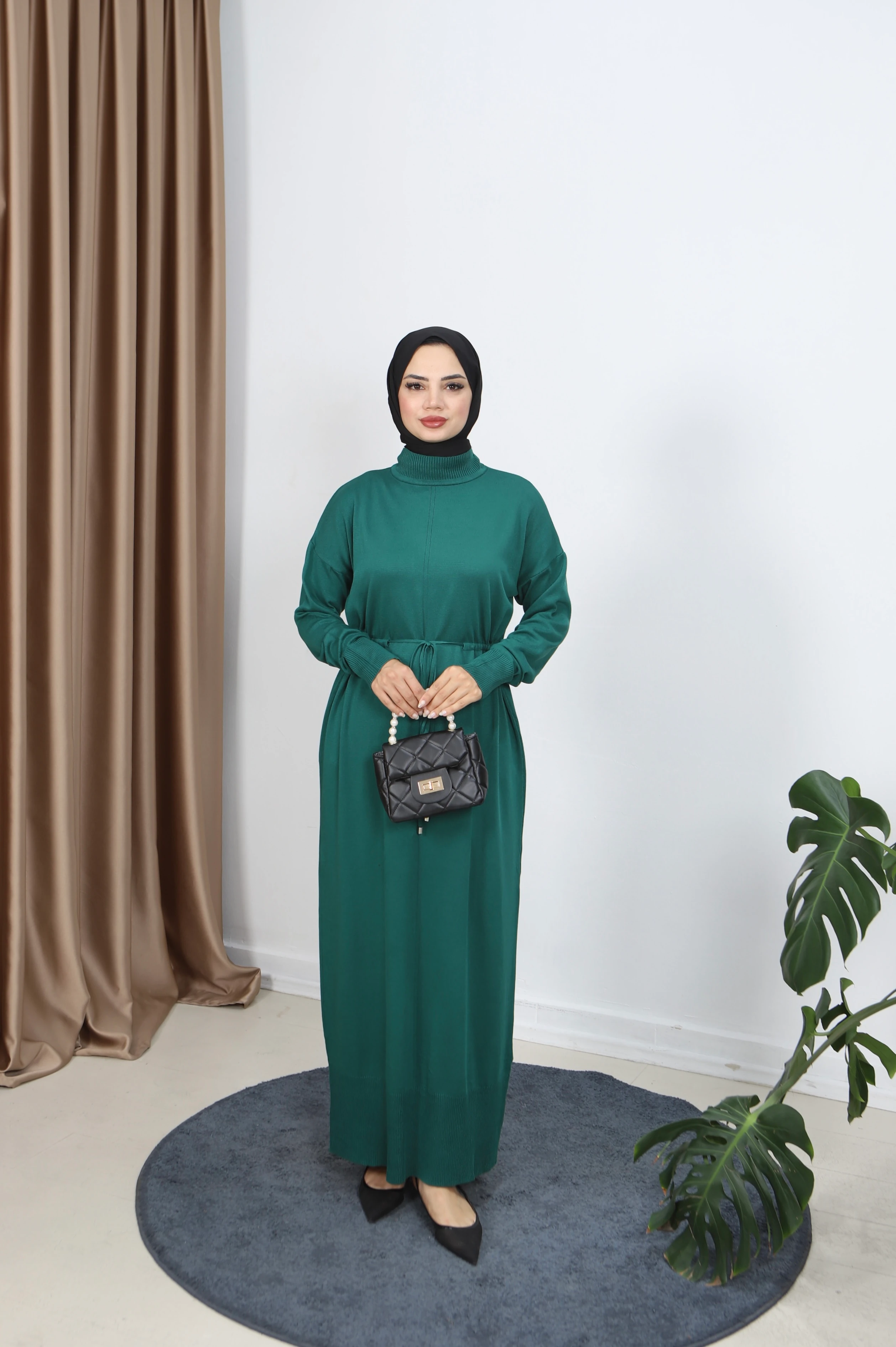 BERFİN BAĞCIK KEMERLİ VENEZİA ELBİSE