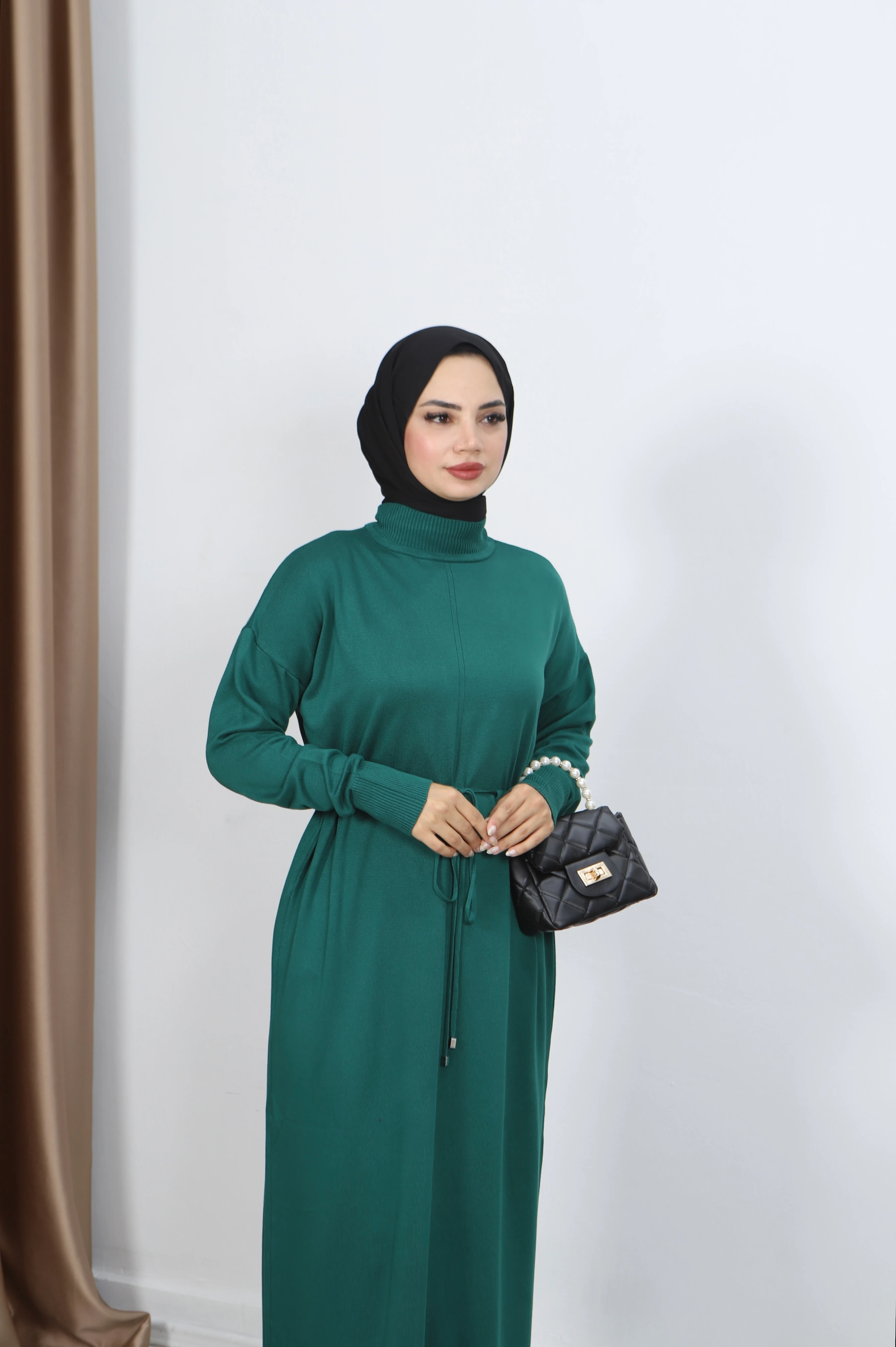 BERFİN BAĞCIK KEMERLİ VENEZİA ELBİSE