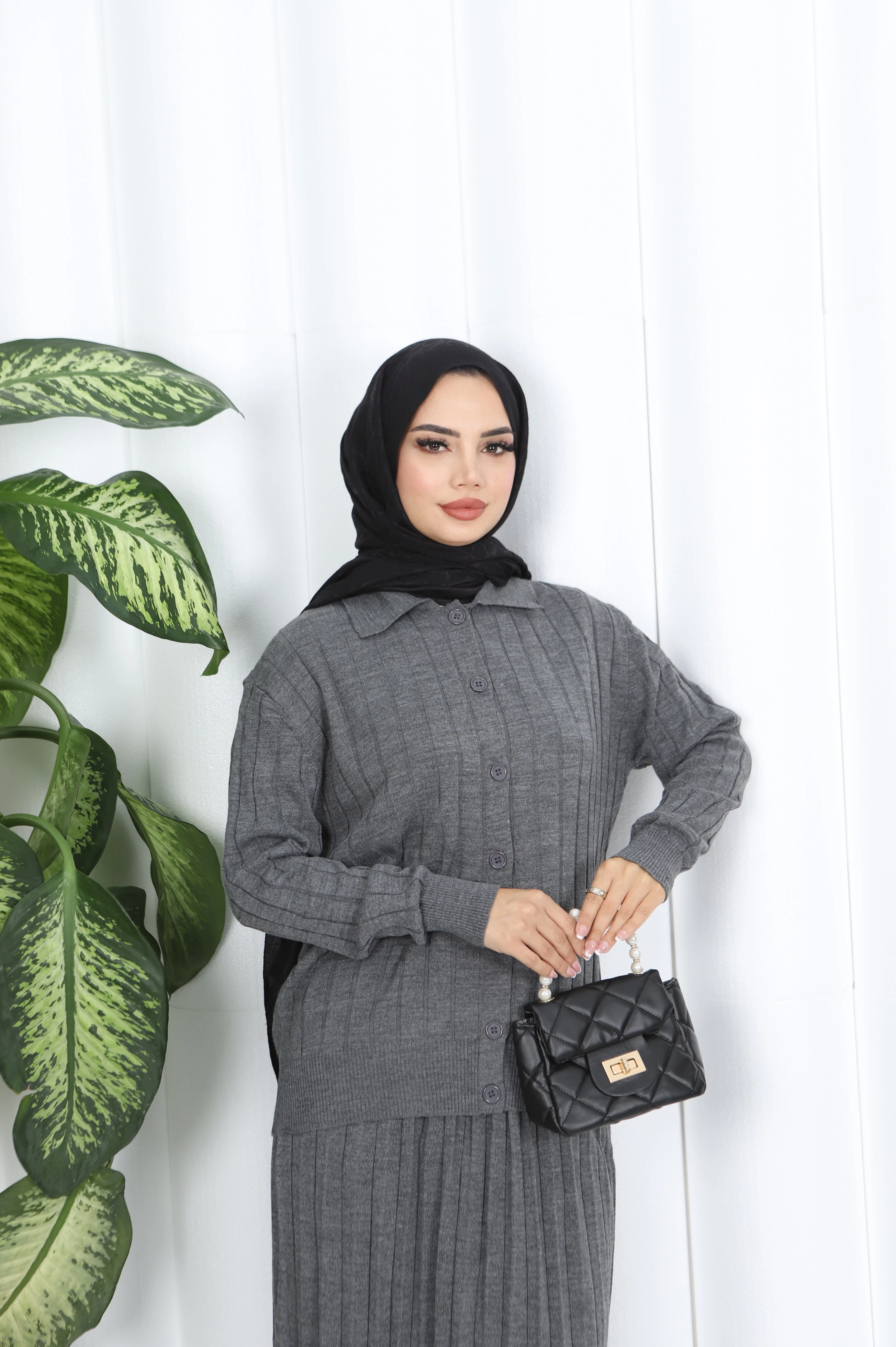 PİLİSE ETEKLİ CEKETLİ TAKIM