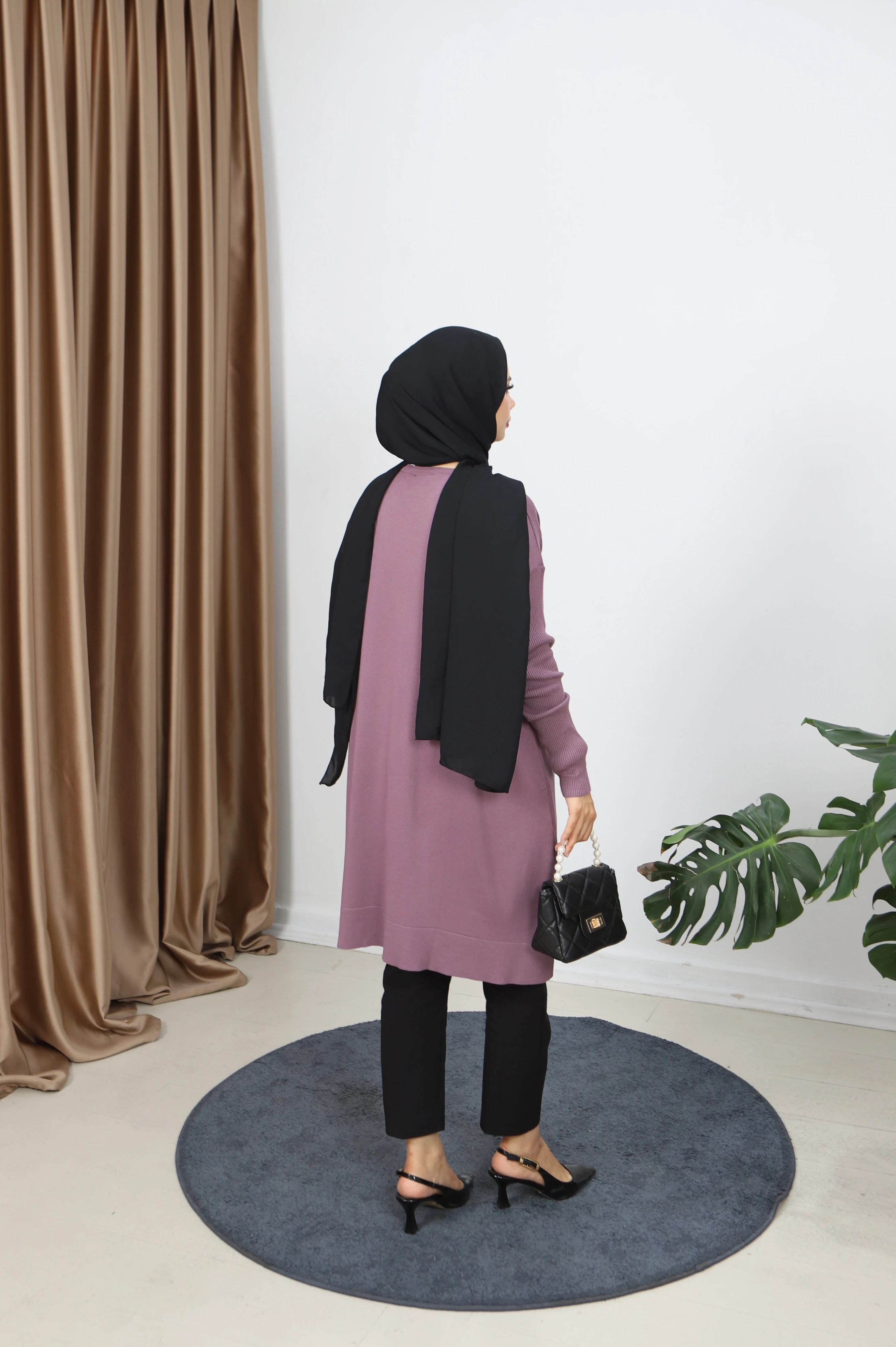 Kolları Fitilli Merserize Tunik