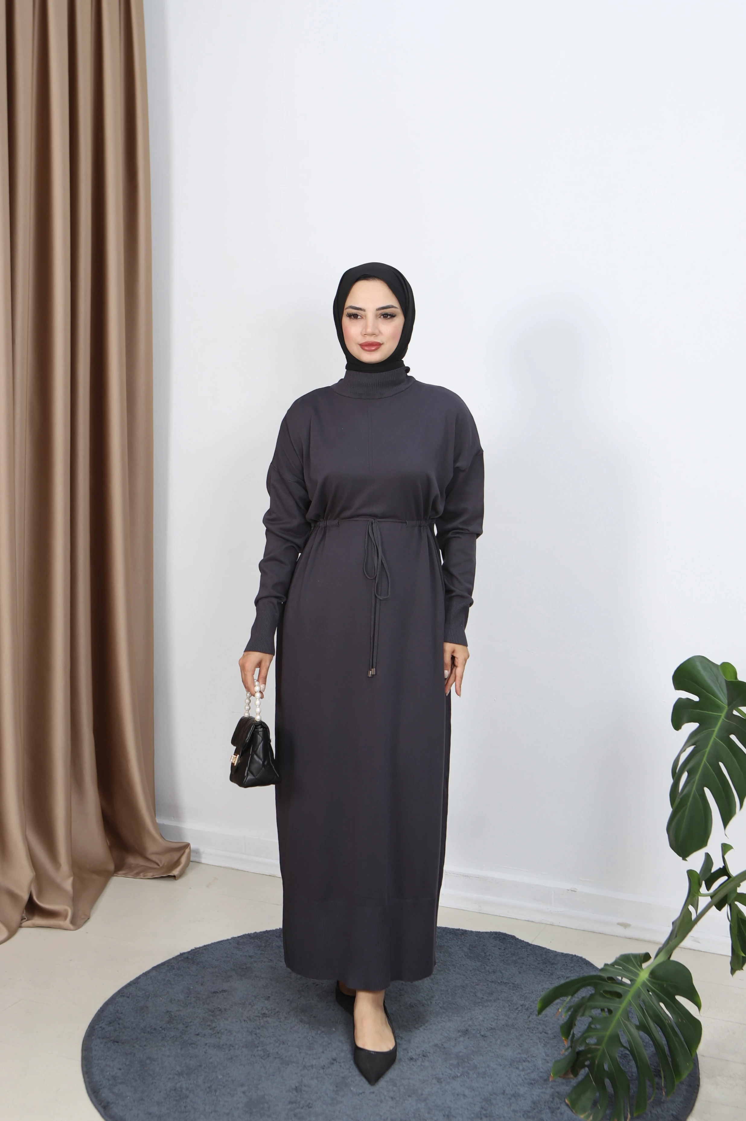 BERFİN BAĞCIK KEMERLİ VENEZİA ELBİSE