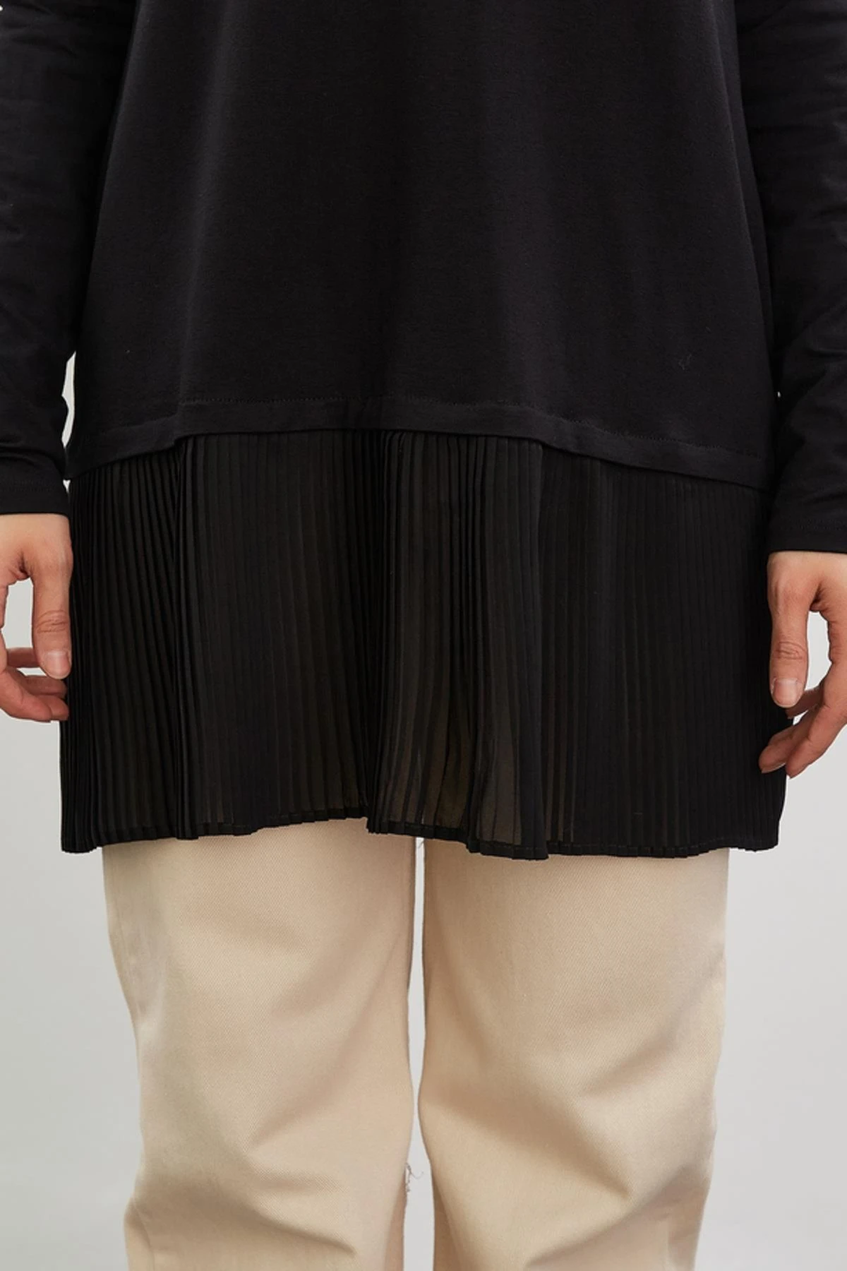 PİLİSELİ UZUN KOL TUNİK İÇLİĞİ