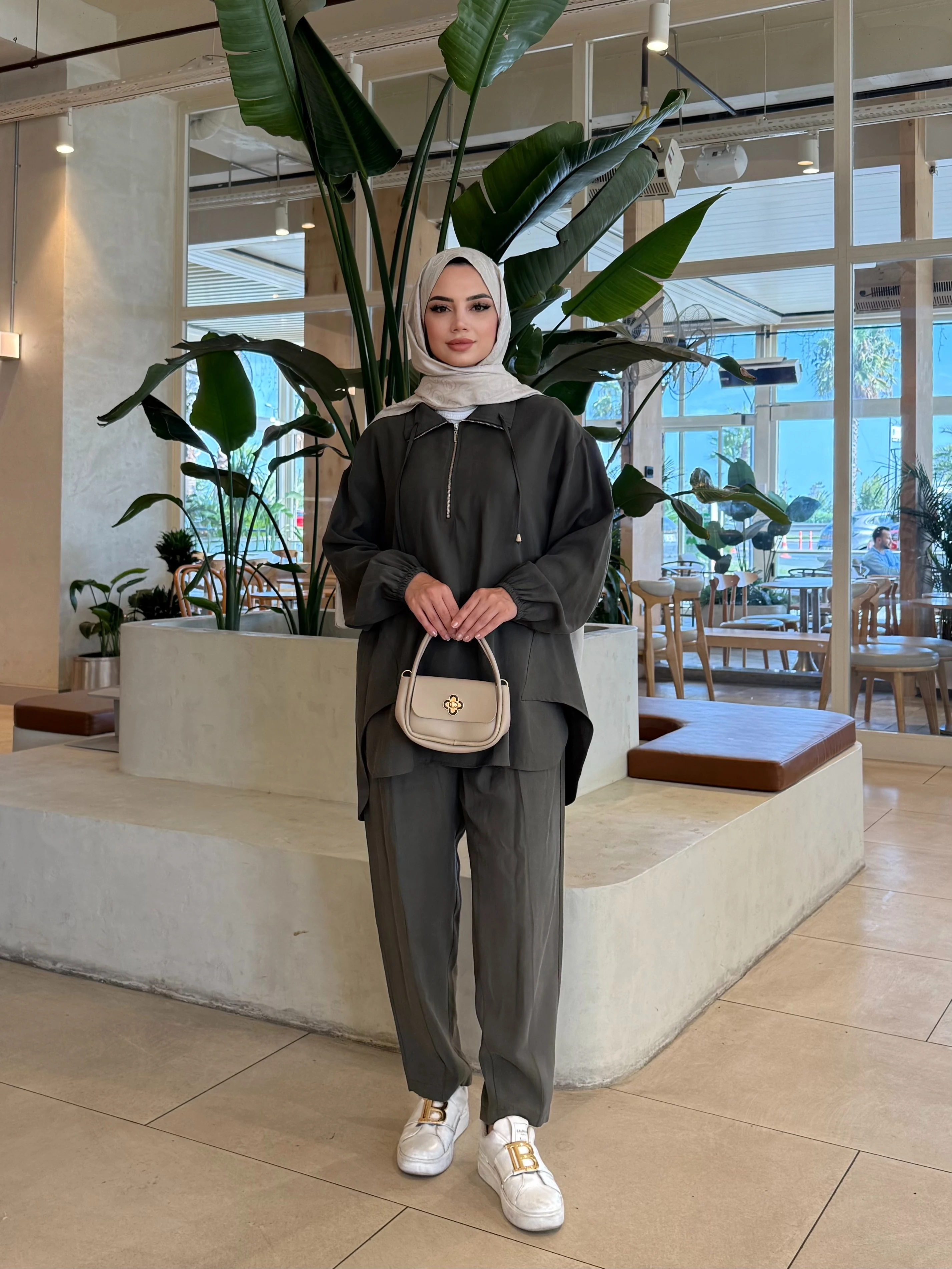 Fermuarlı Modal Takım