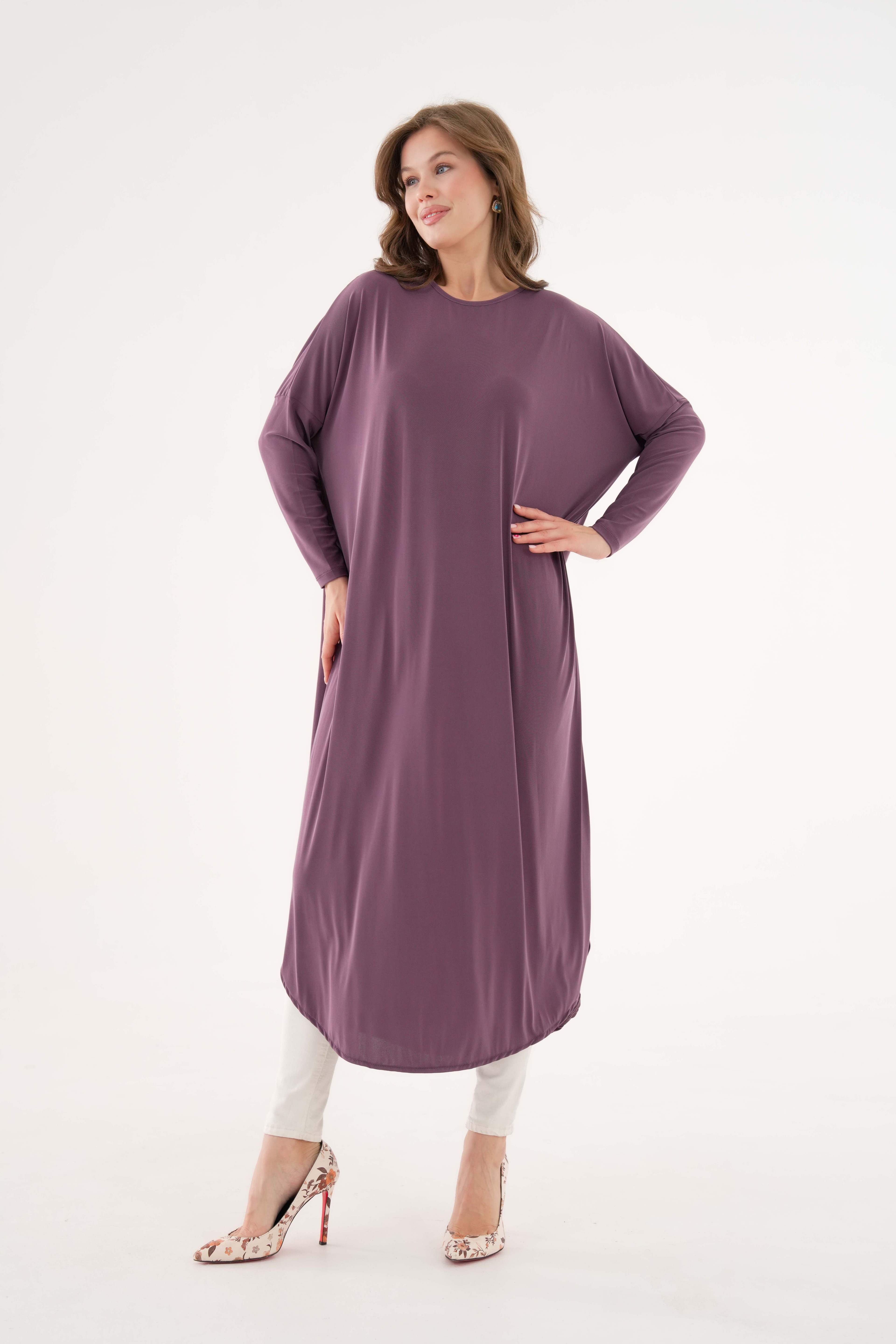 Yanları Yırtmaçlı Sandy Tunik