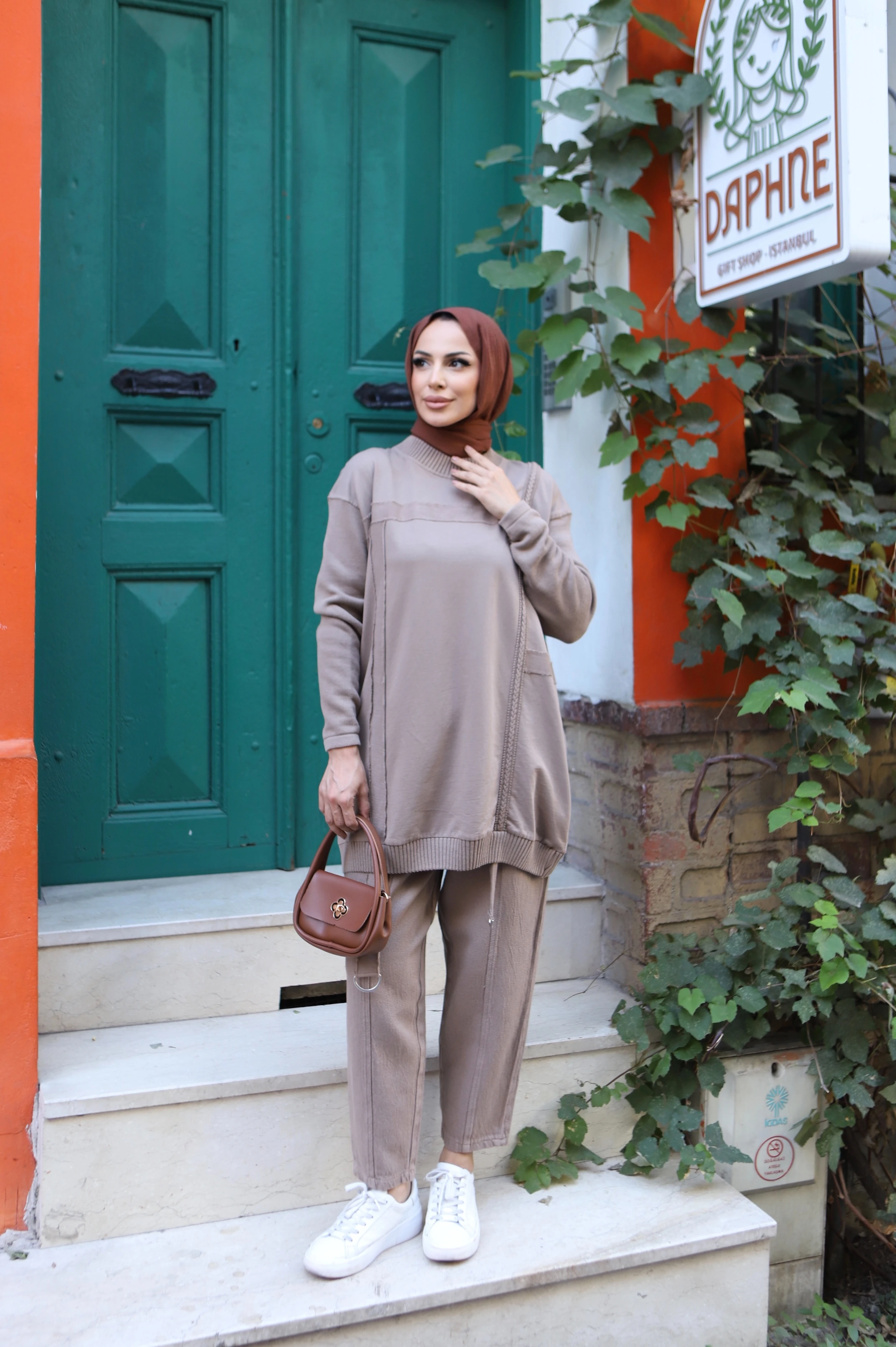 Cepli İki İplik Triko Takım