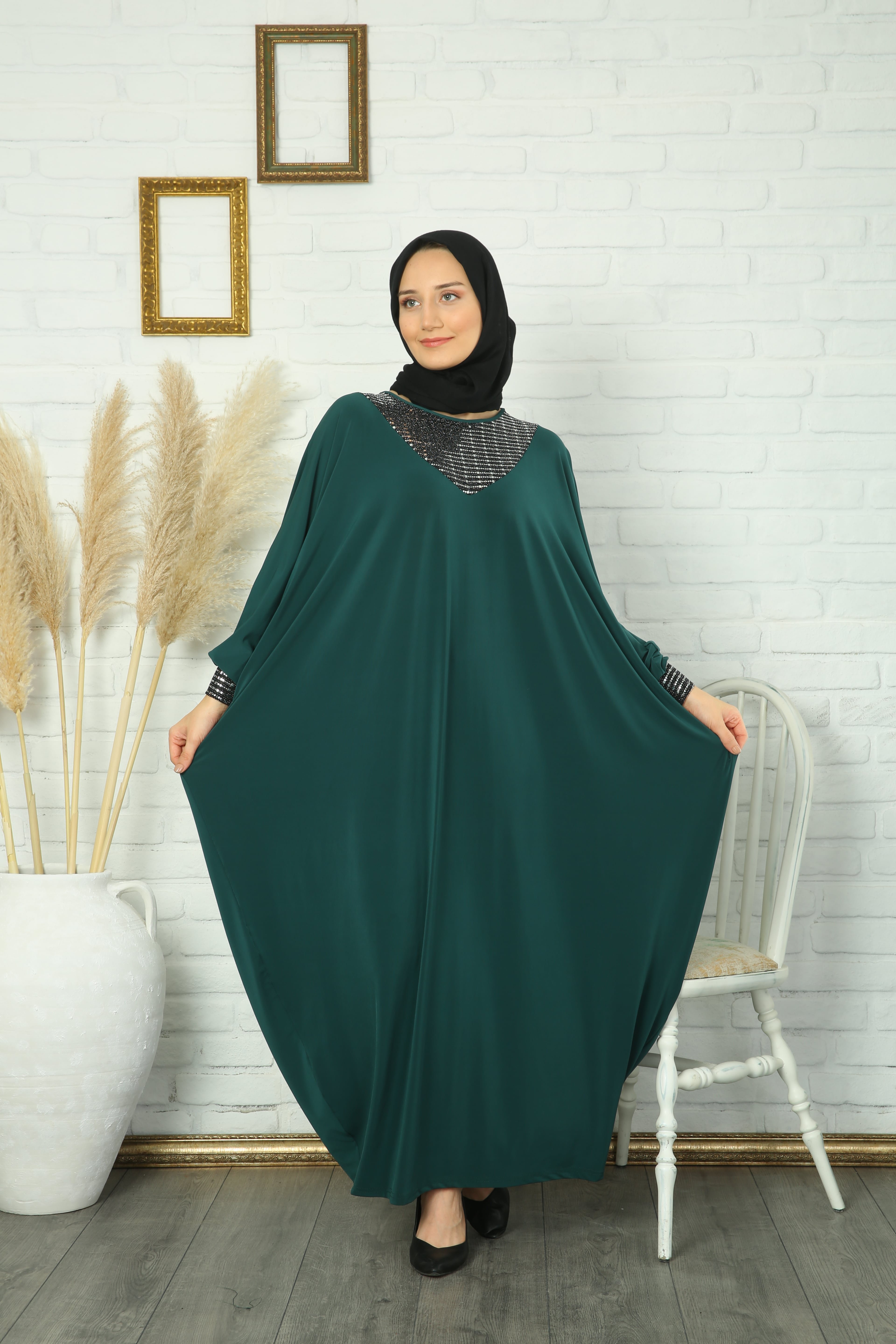 KLEOPATRA GENİŞ KALIP SANDY ELBİSE