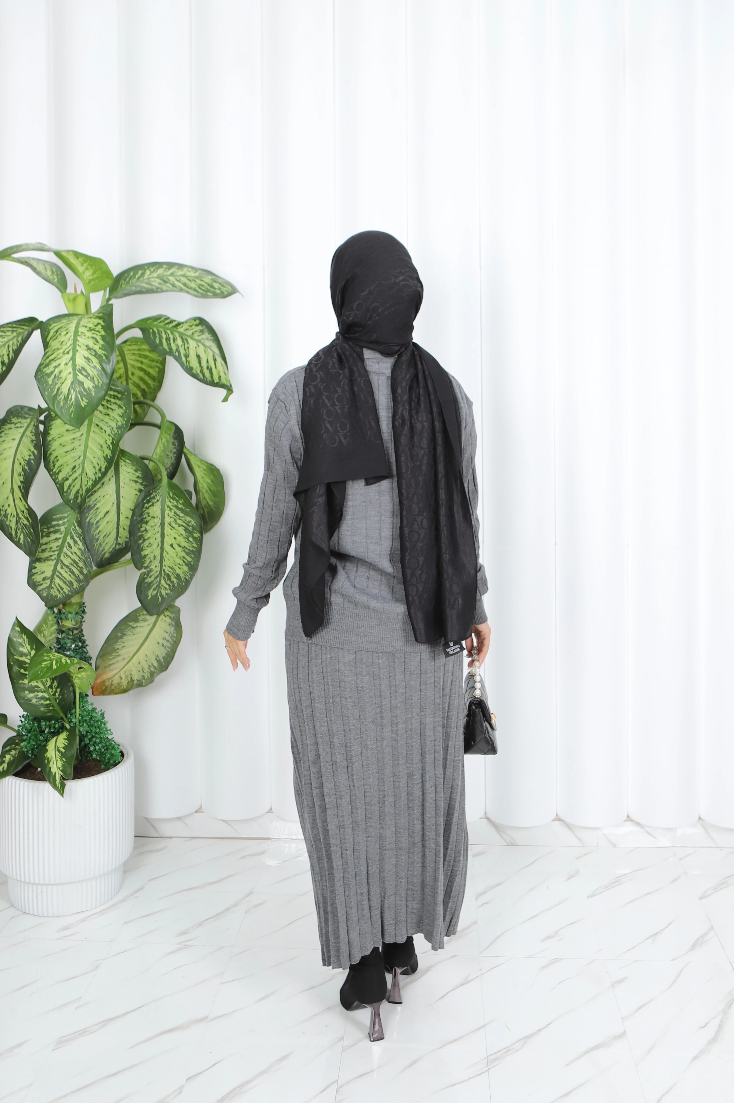 PİLİSE ETEKLİ CEKETLİ TAKIM