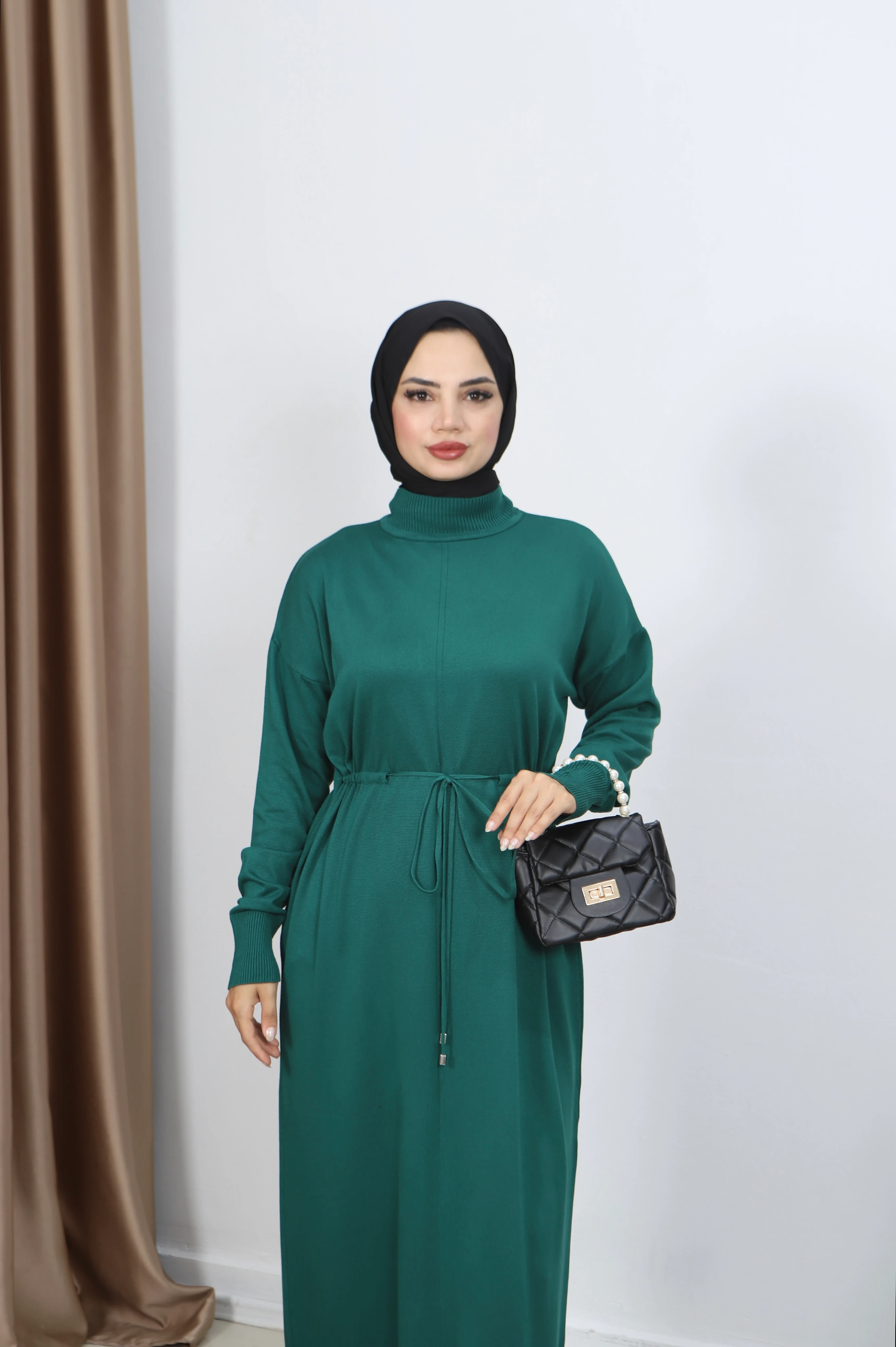 BERFİN BAĞCIK KEMERLİ VENEZİA ELBİSE