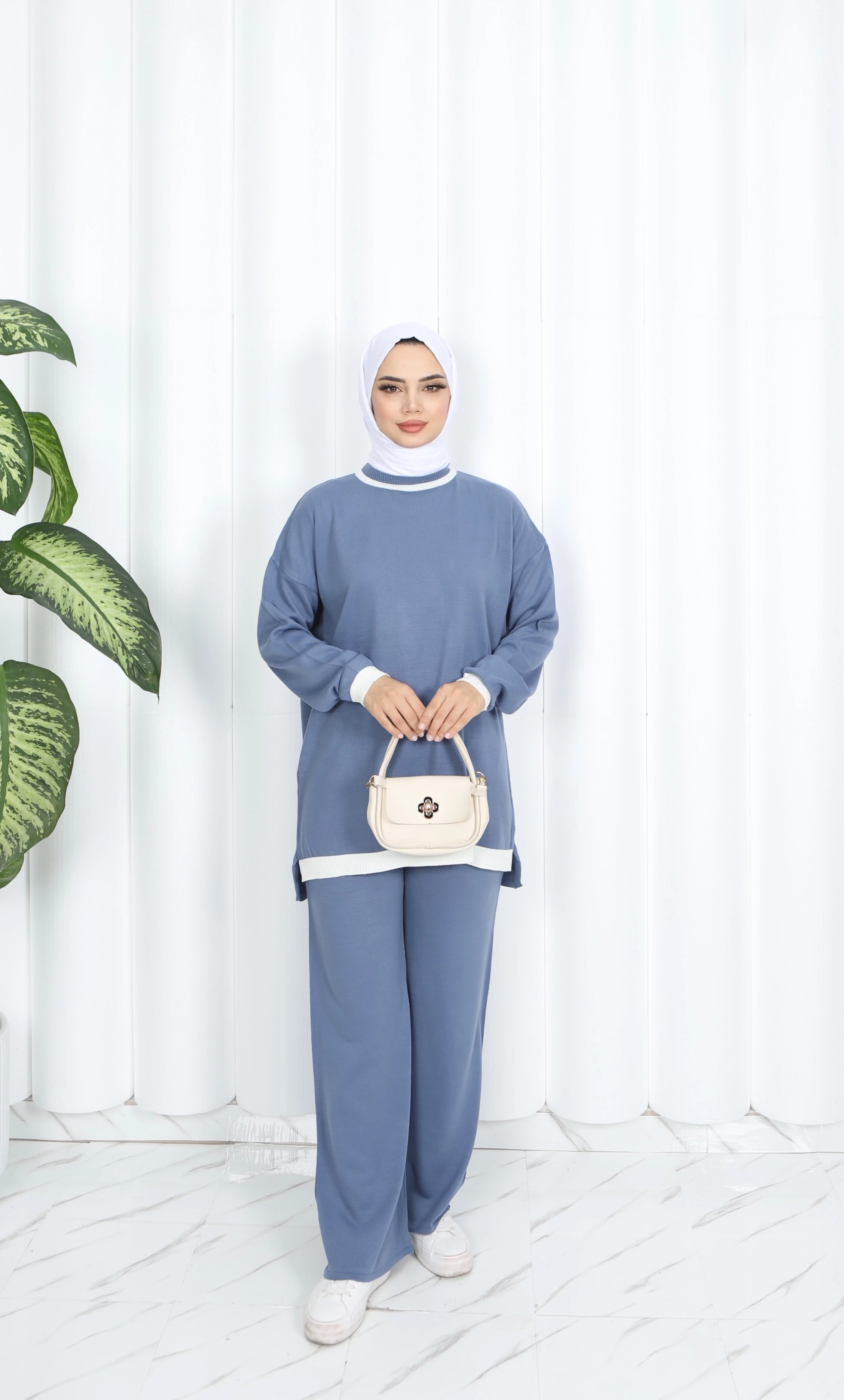 İki Renk Triko Takım