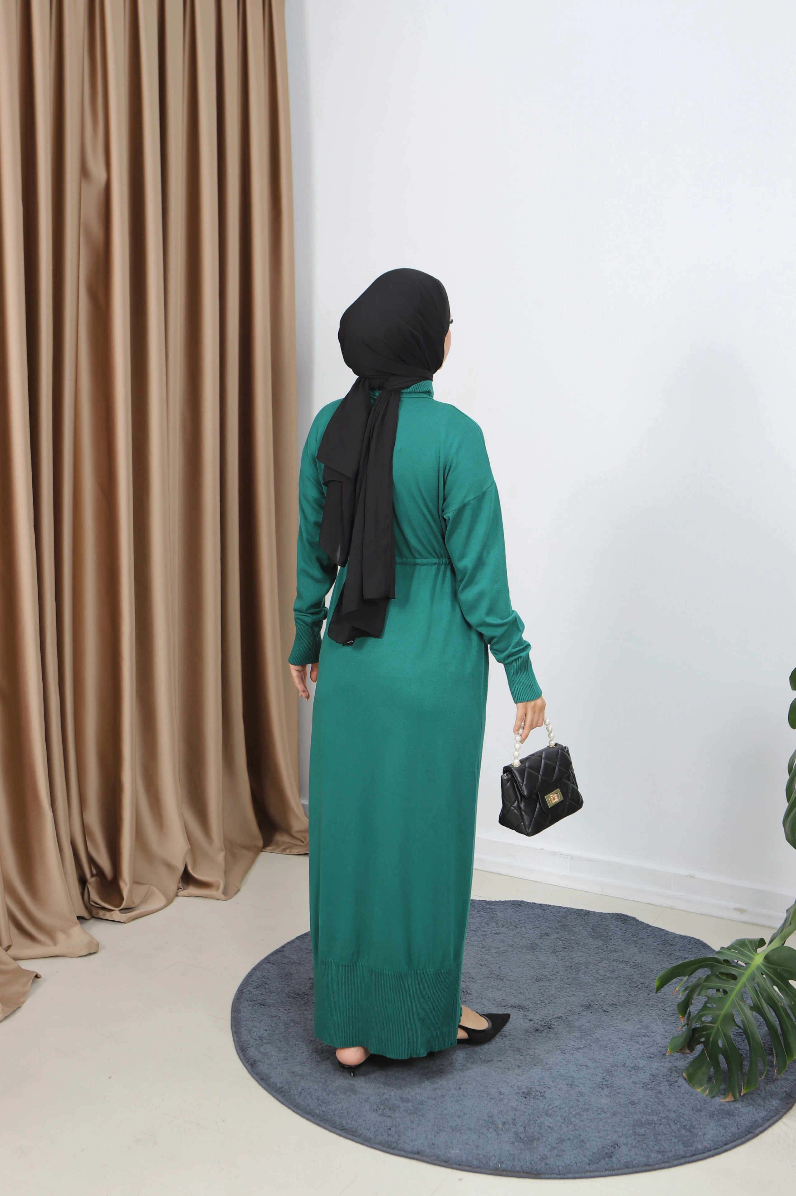 BERFİN BAĞCIK KEMERLİ VENEZİA ELBİSE