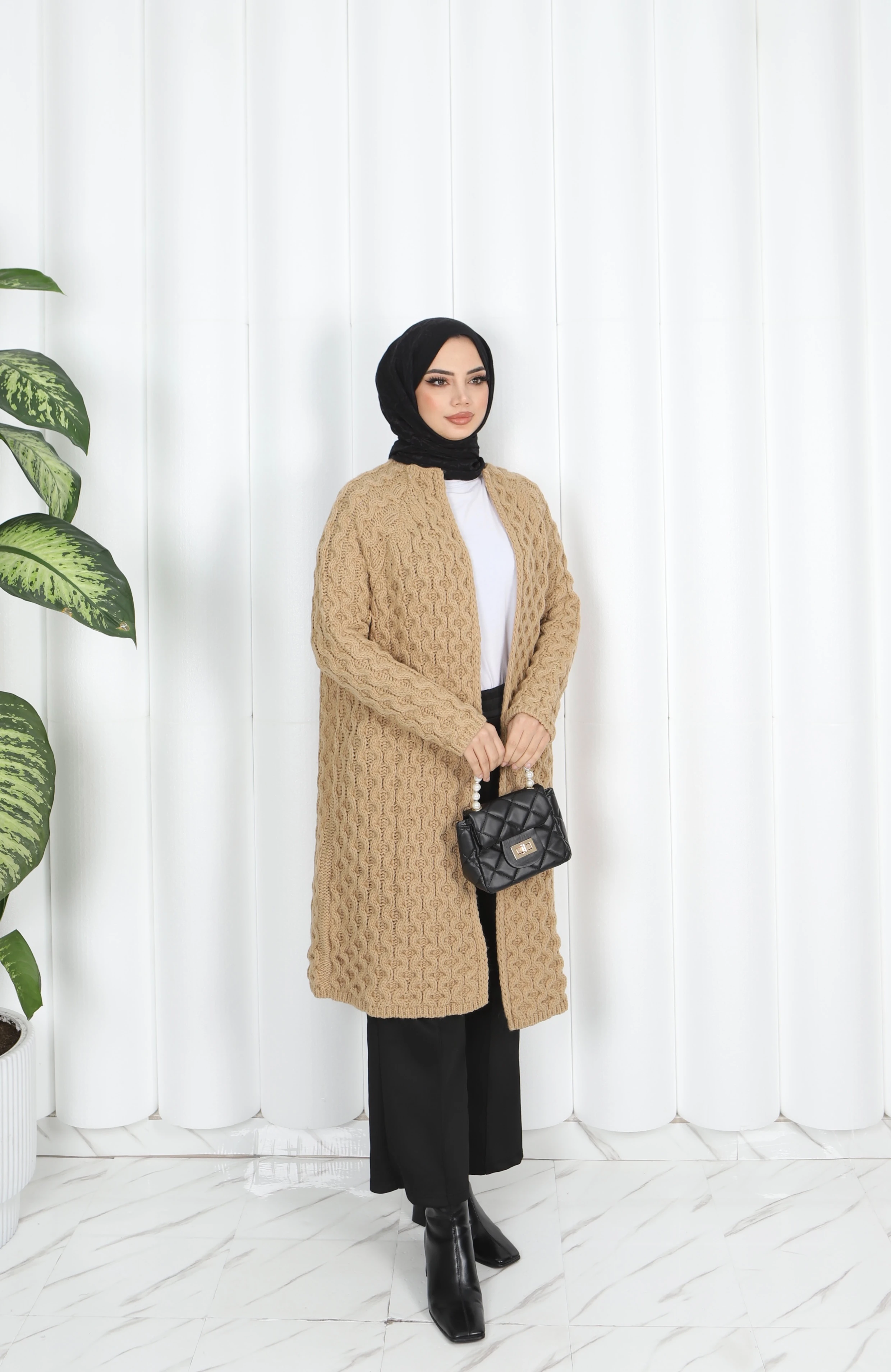 Örgü Kalın Triko Hırka