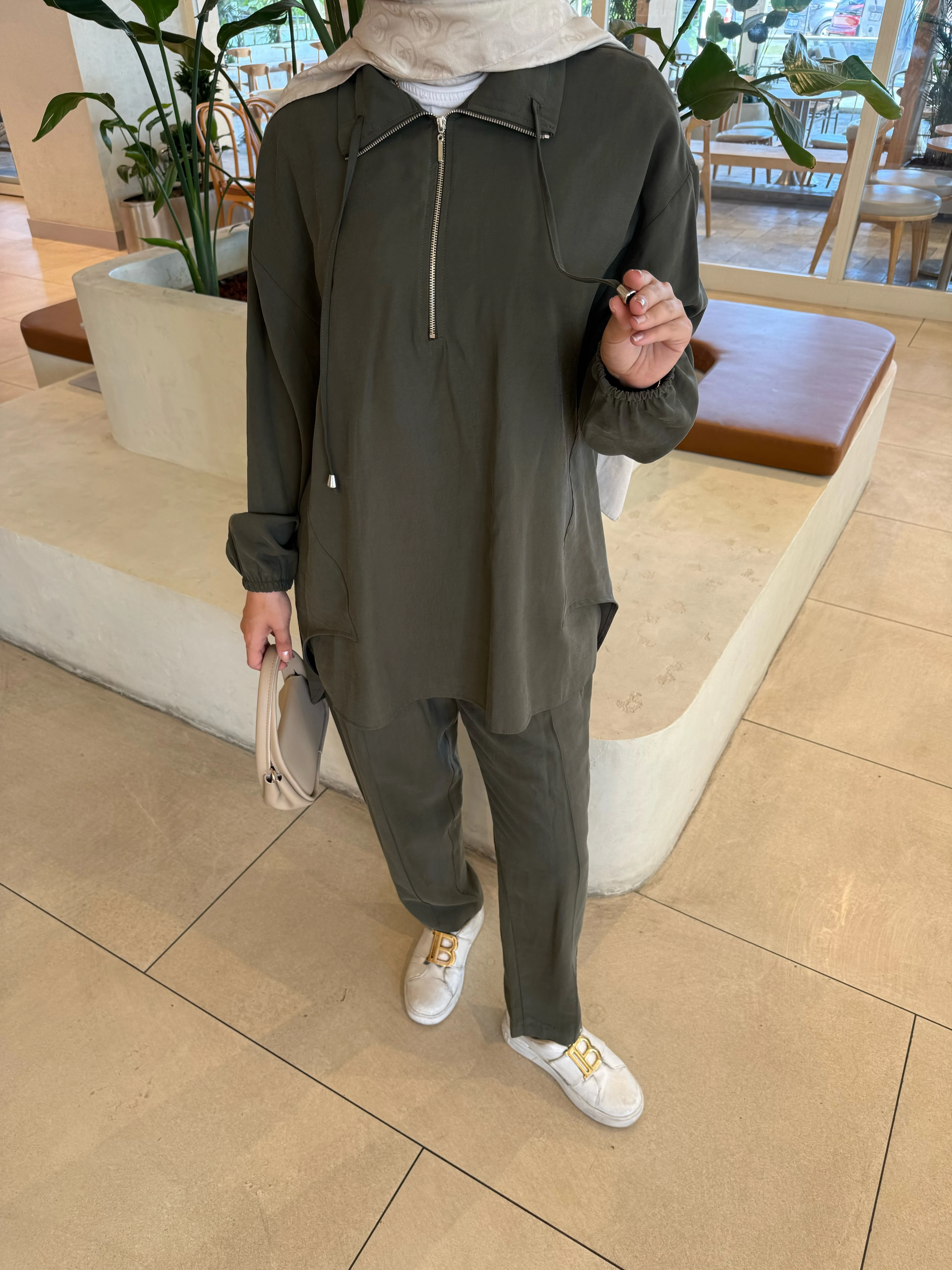 Fermuarlı Modal Takım